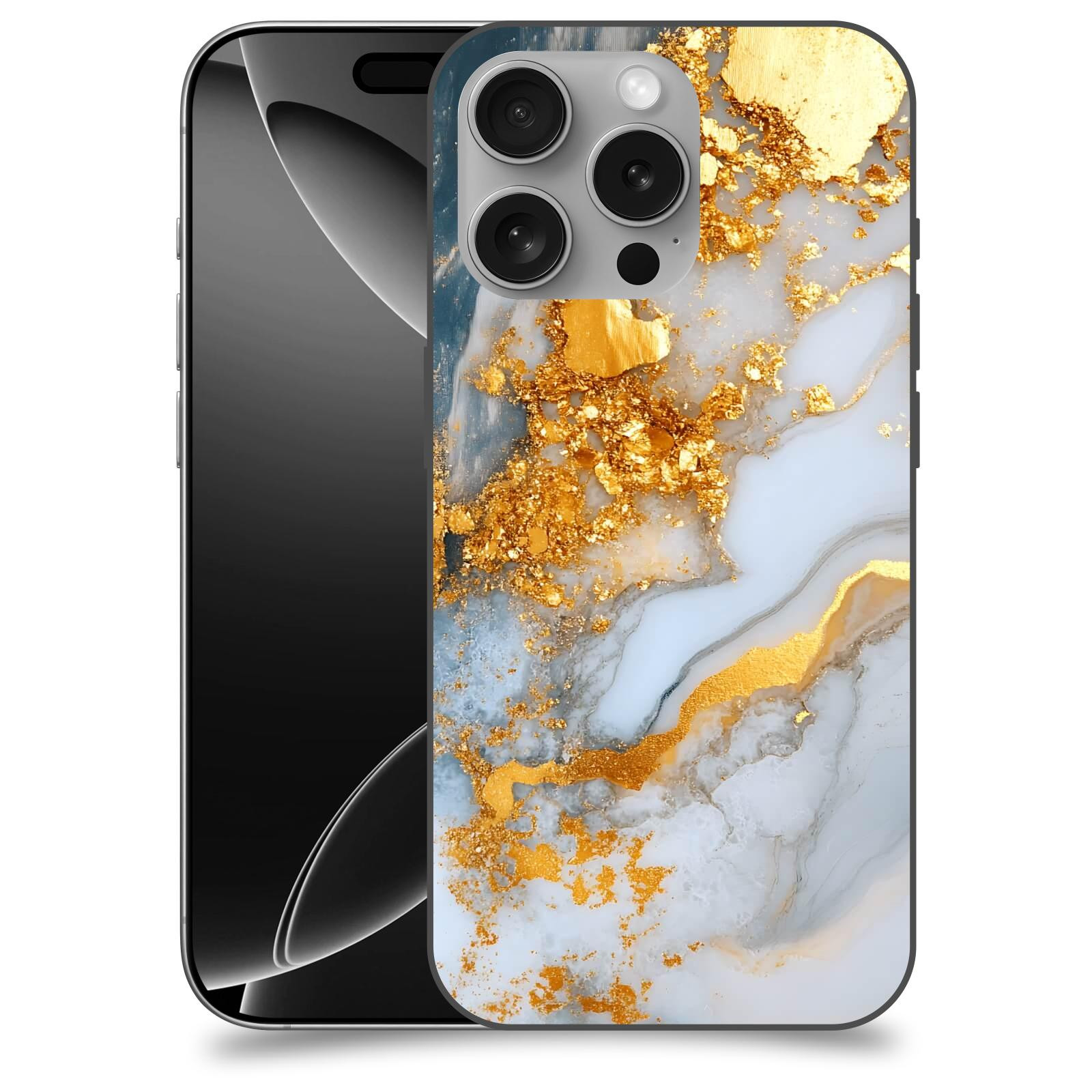 ACOVER kryt na mobil Apple iPhone 16 - Liquid Gold VII