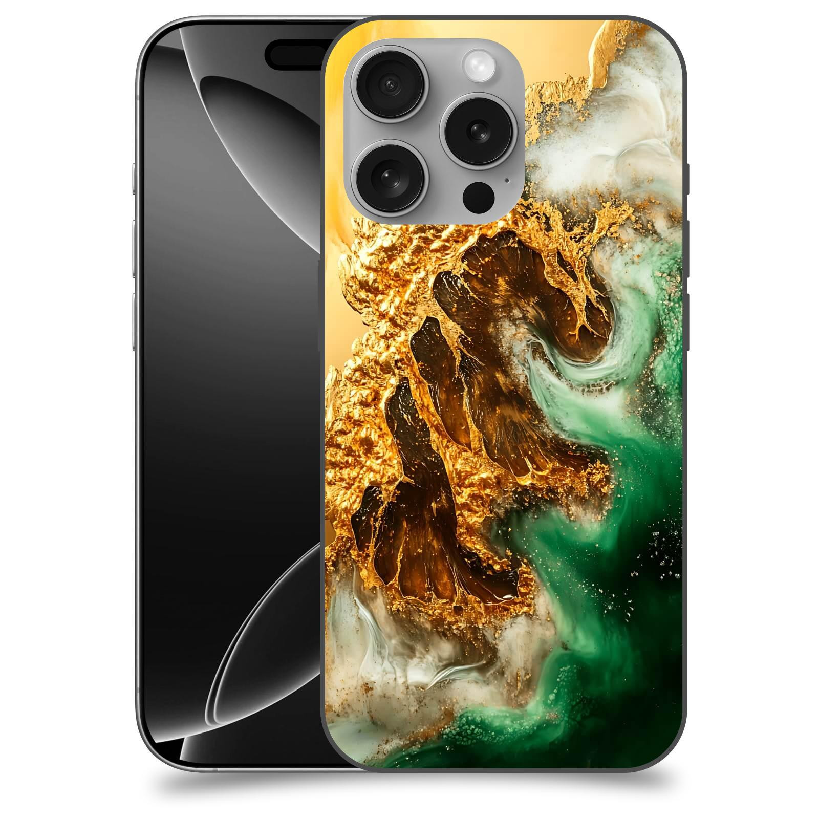 ACOVER kryt na mobil Apple iPhone 16 - Golden Moss II