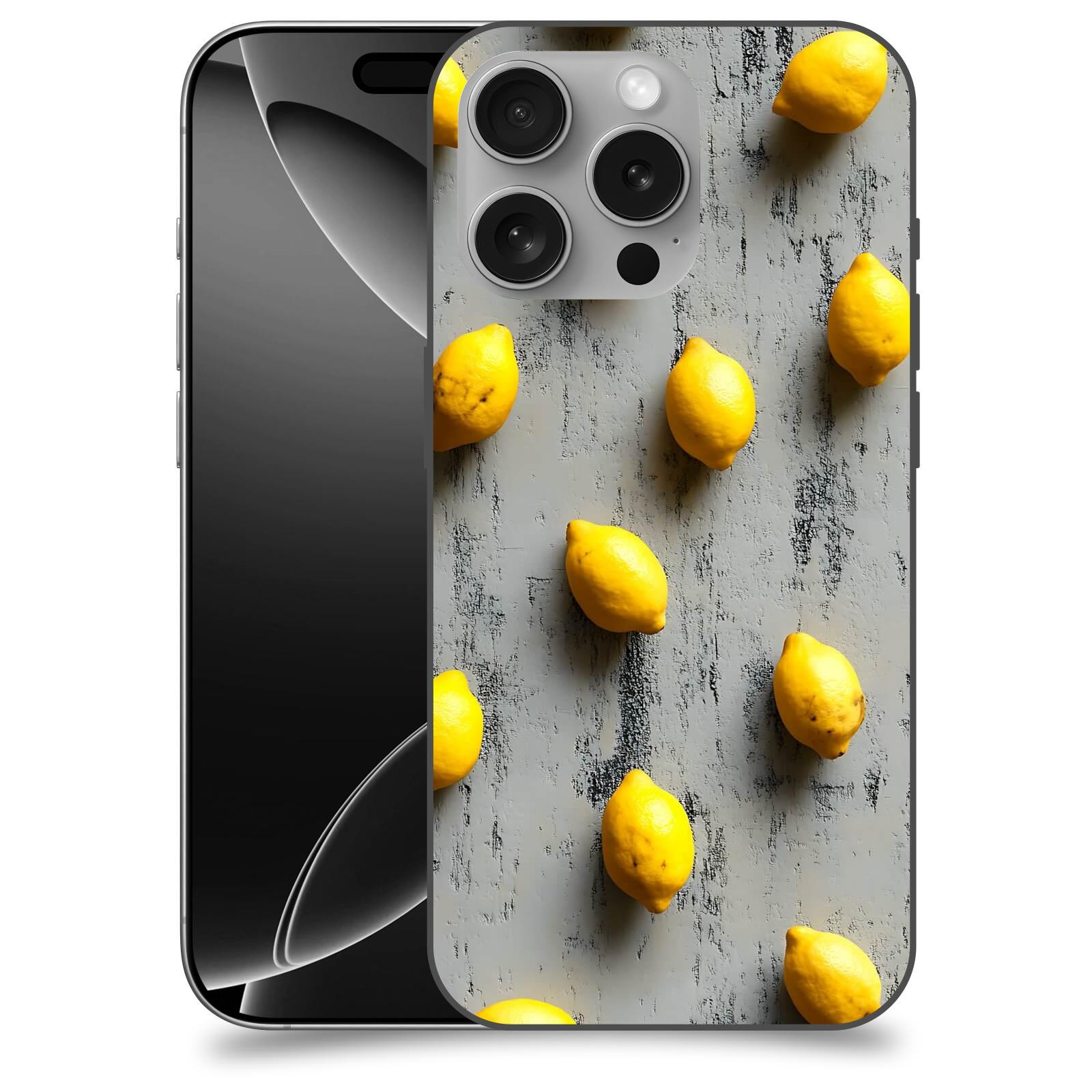 ACOVER kryt na mobil Apple iPhone 16 - Citrusová harmonie