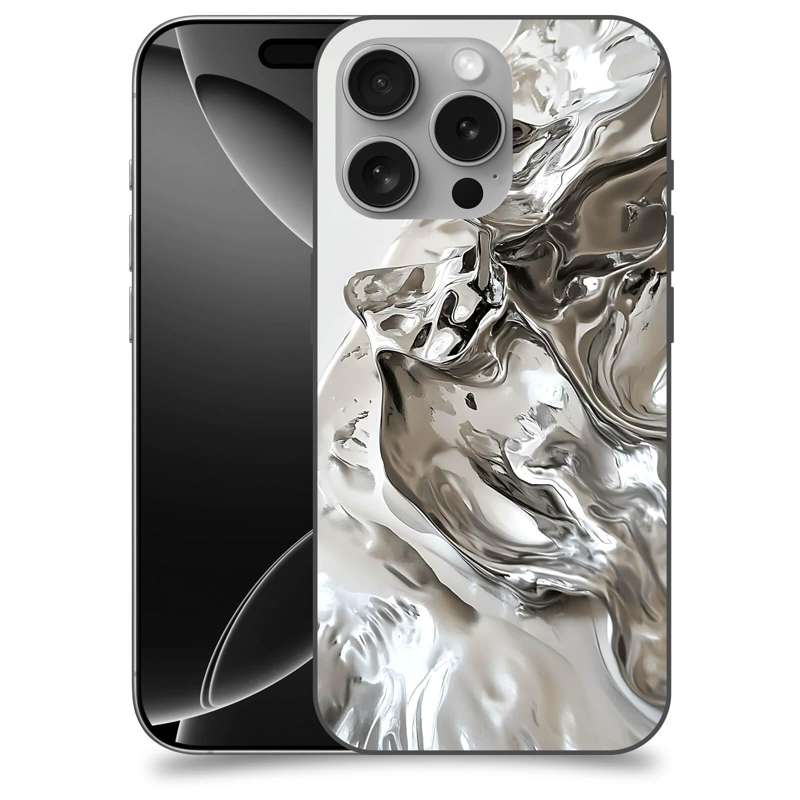 ACOVER kryt na mobil Apple iPhone 16 - Tekutost a Futurismus