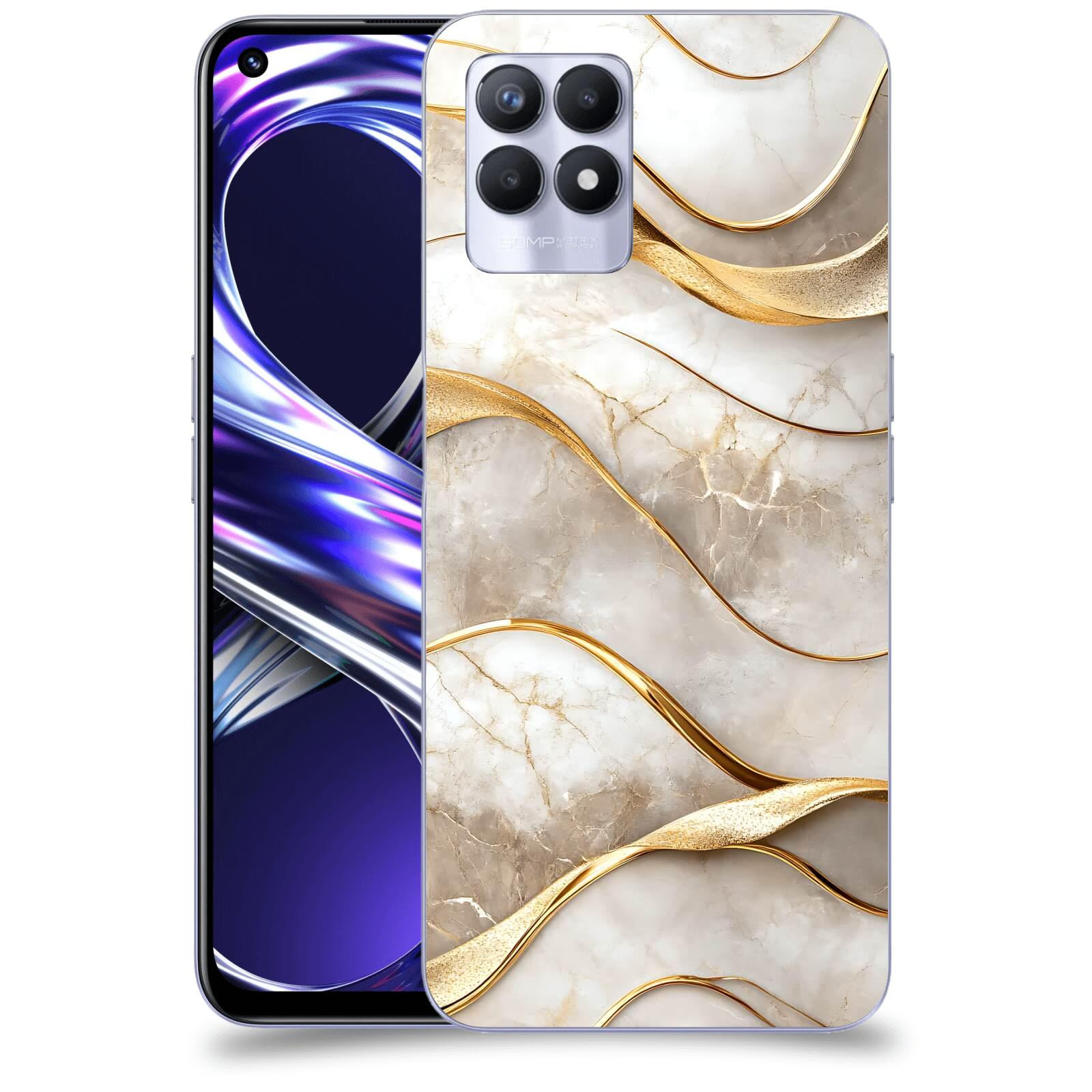 ACOVER Kryt na mobil Realme 8i - Elegantní plynutí