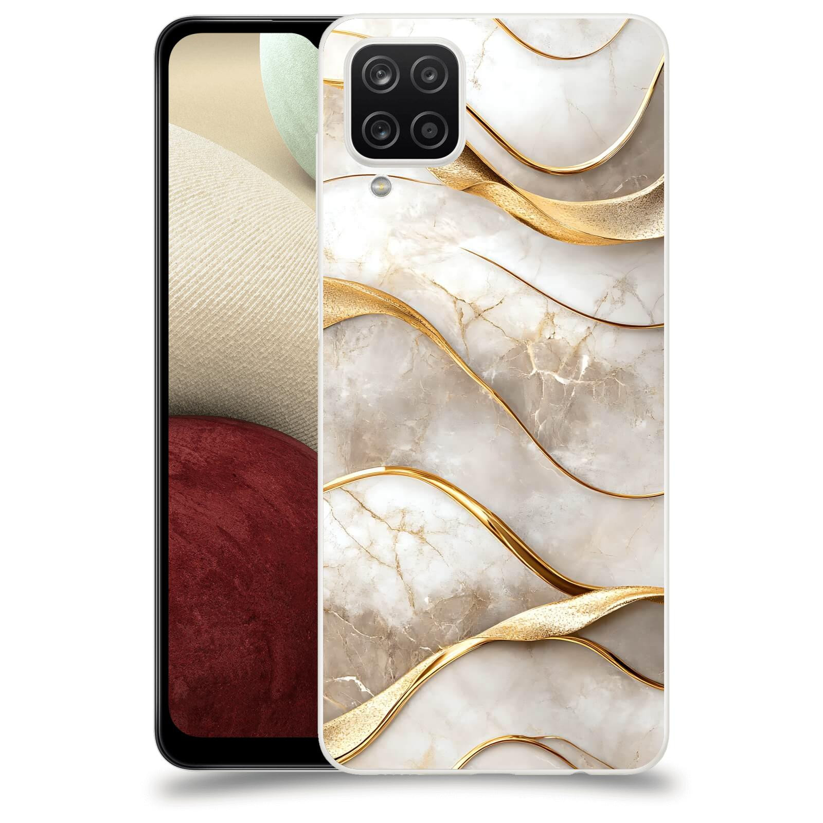 ACOVER Kryt na mobil Samsung Galaxy A12 A125F - Elegantní plynutí