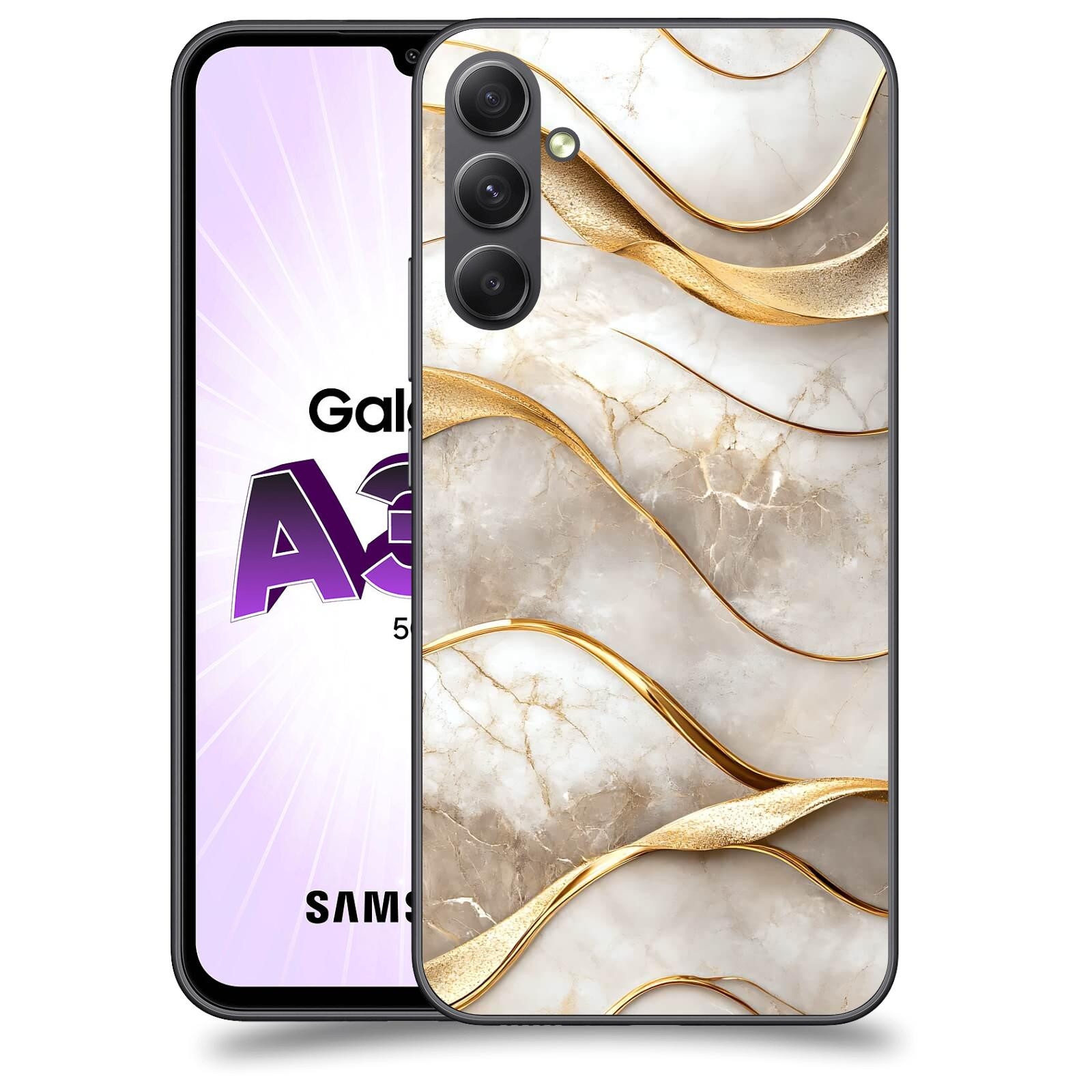 ACOVER Kryt na mobil Samsung Galaxy A34 - Elegantní plynutí