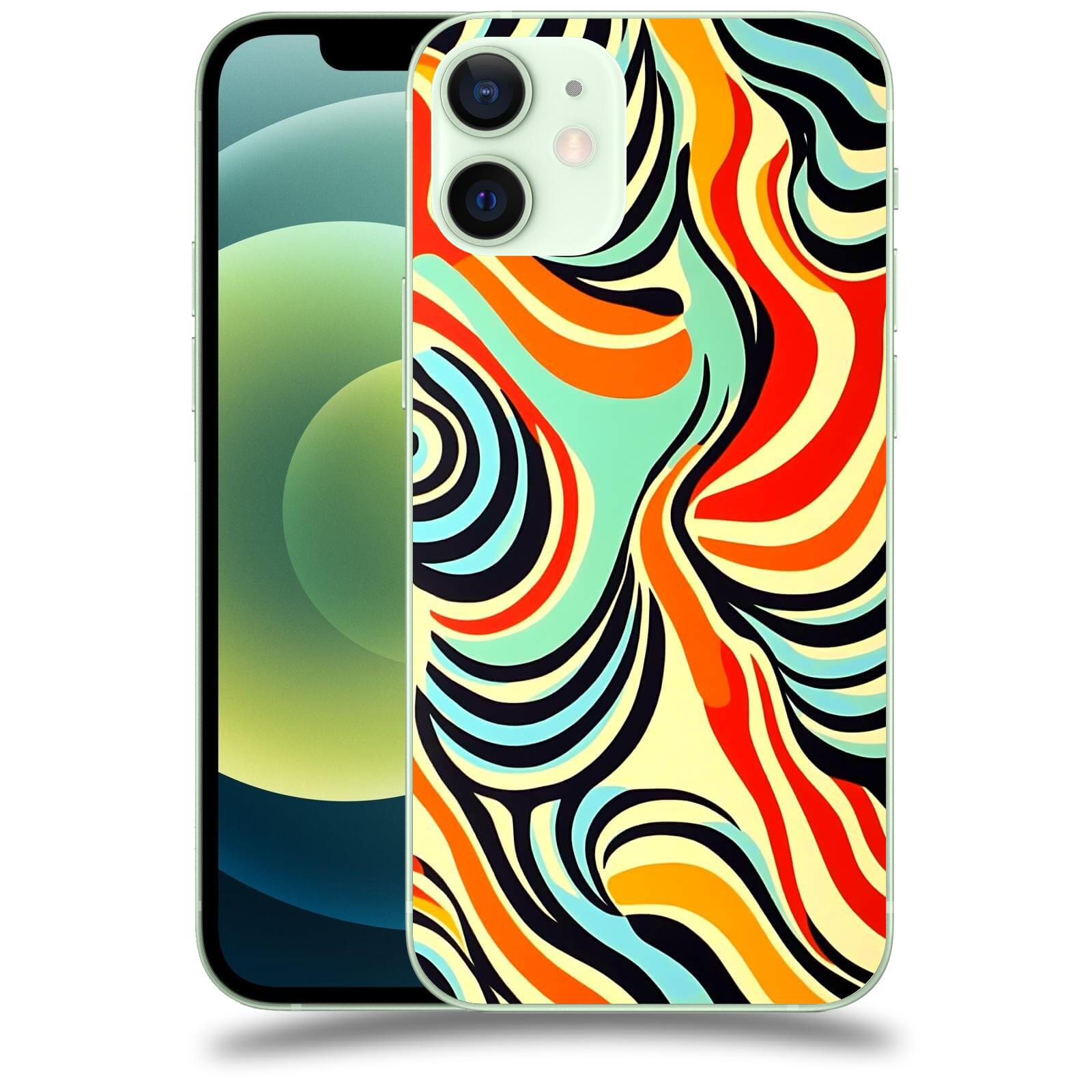 ACOVER Kryt na mobil Apple iPhone 12 mini - Dynamické proudy