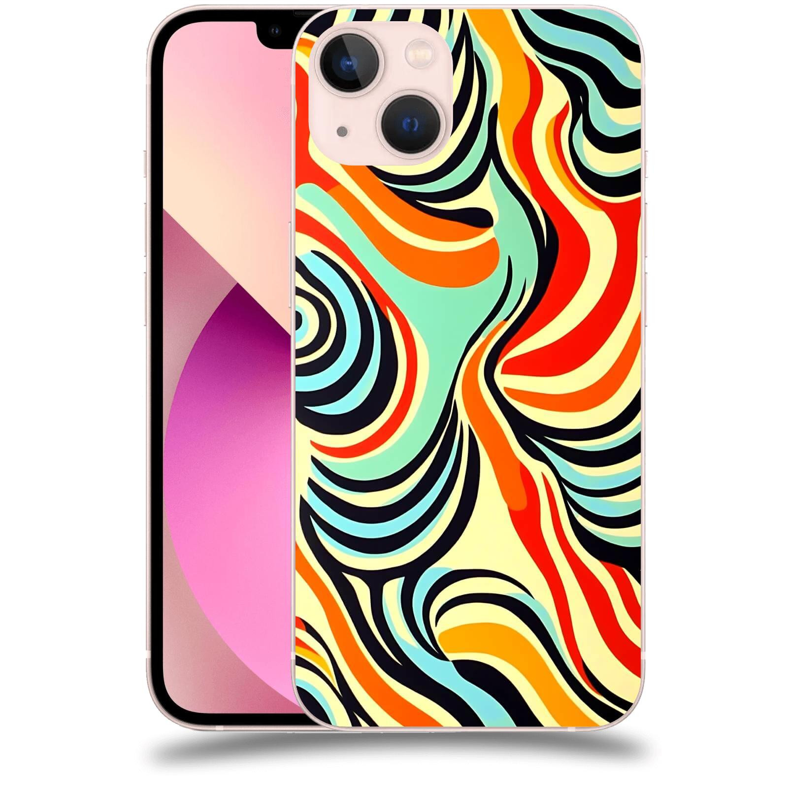 ACOVER Kryt na mobil Apple iPhone 13 - Dynamické proudy