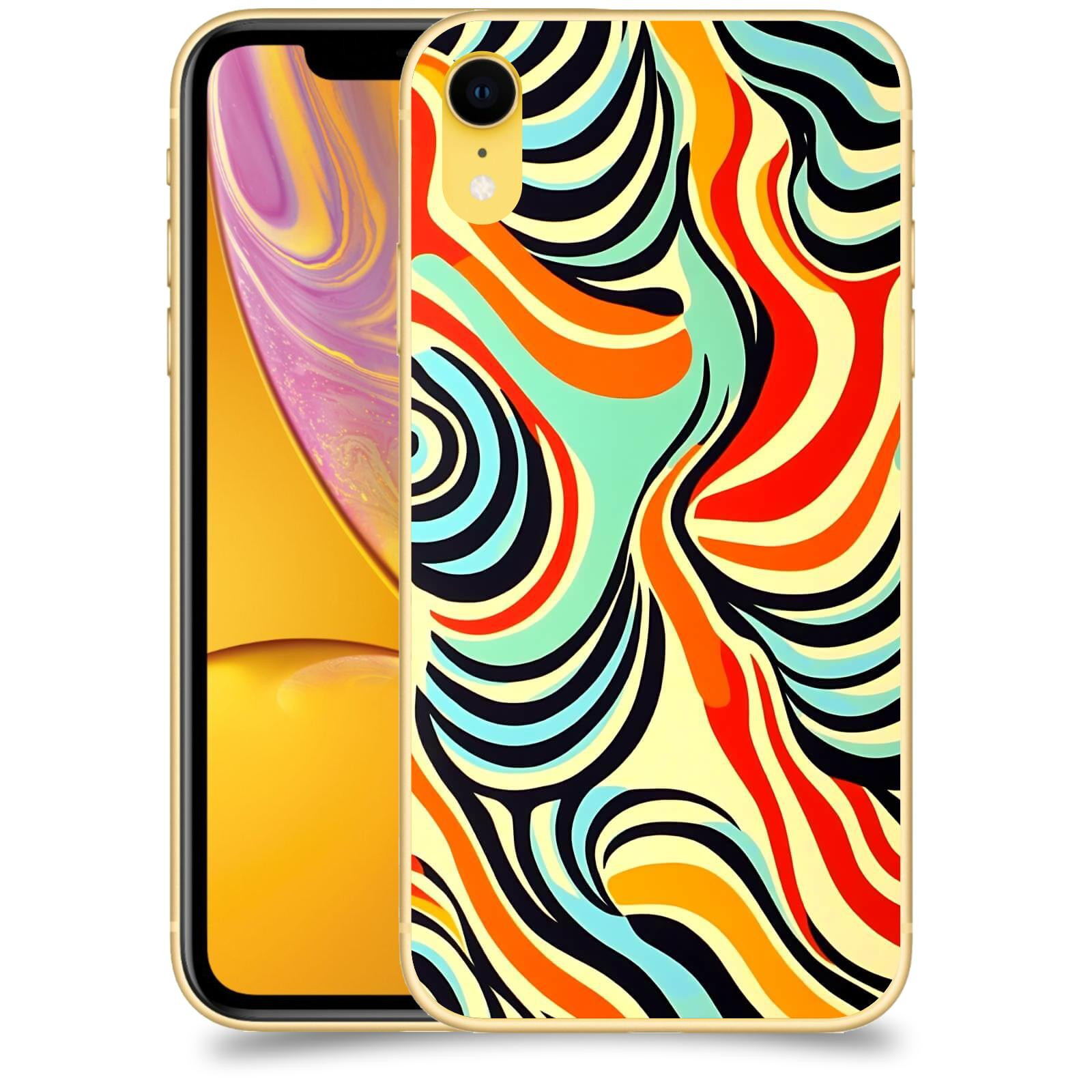 ACOVER Kryt na mobil Apple iPhone XR - Dynamické proudy