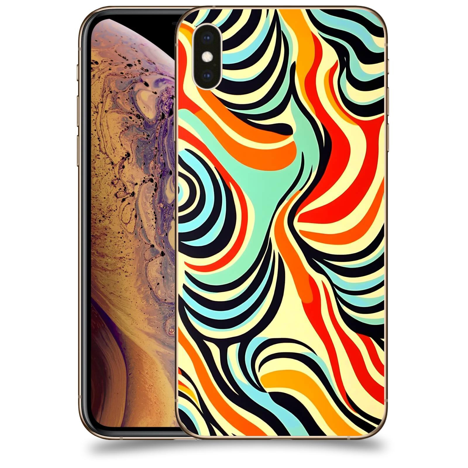ACOVER Kryt na mobil Apple iPhone XS Max - Dynamické proudy