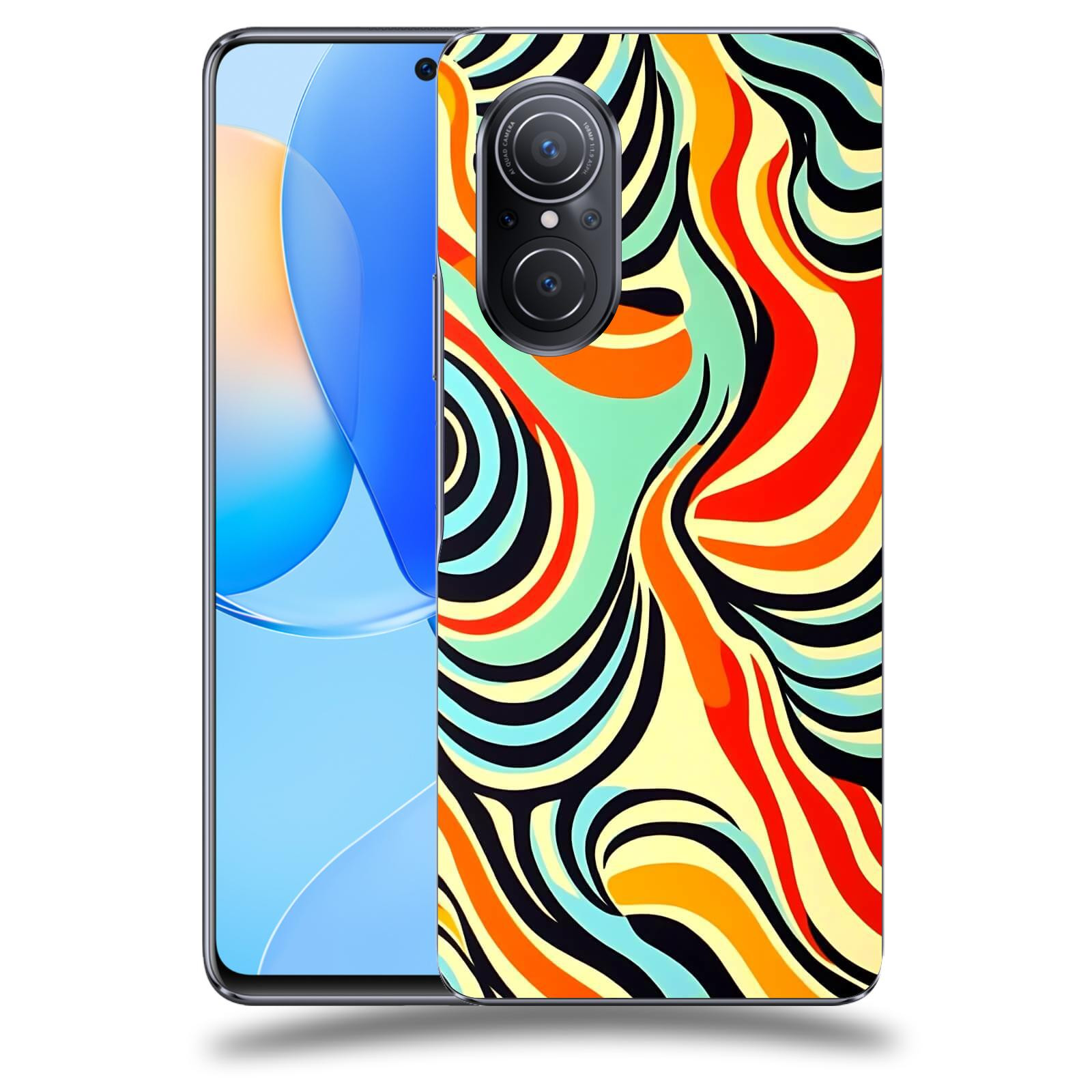 ACOVER Kryt na mobil Huawei Nova 9 SE - Dynamické proudy