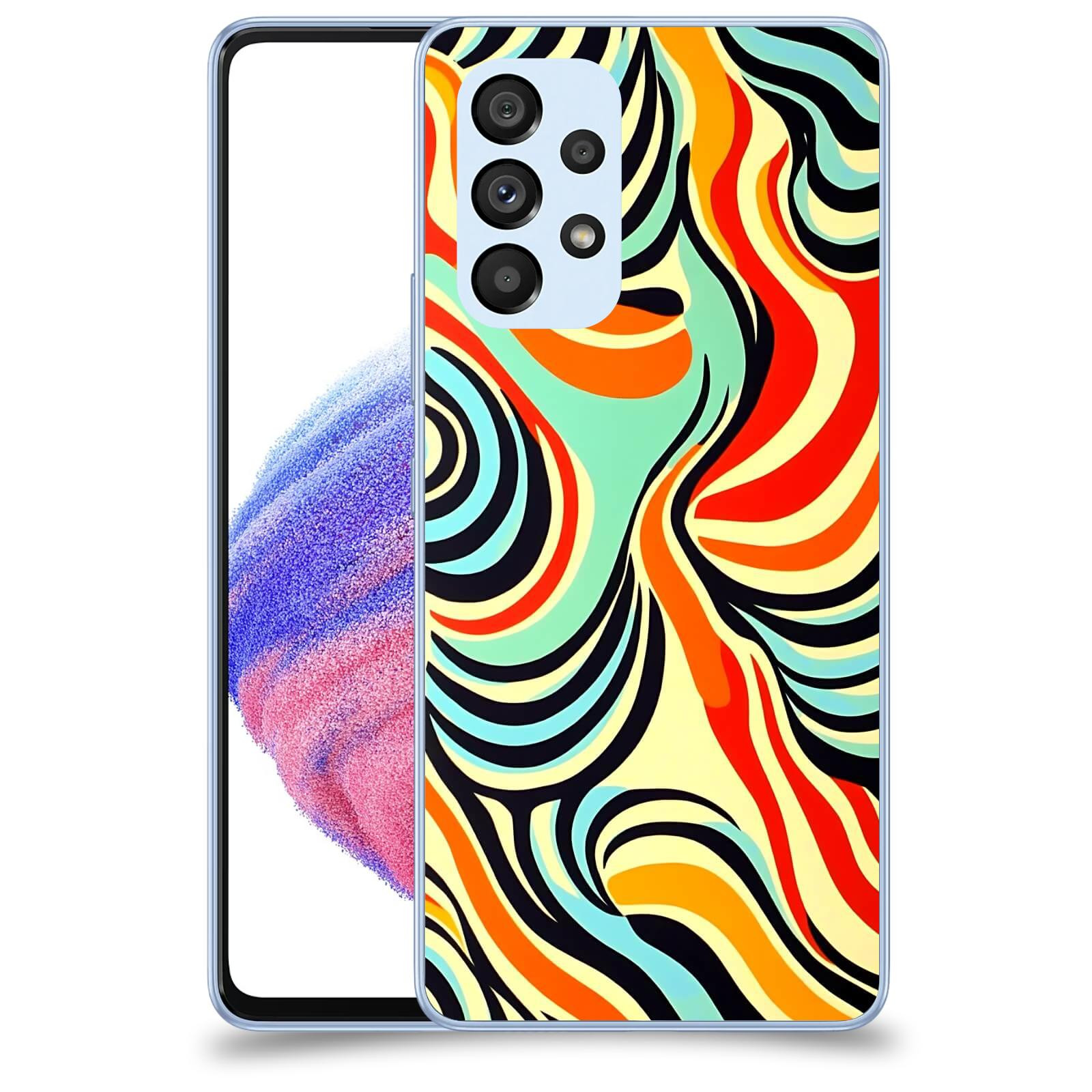 ACOVER Kryt na mobil Samsung Galaxy A32 5G A326B - Dynamické proudy
