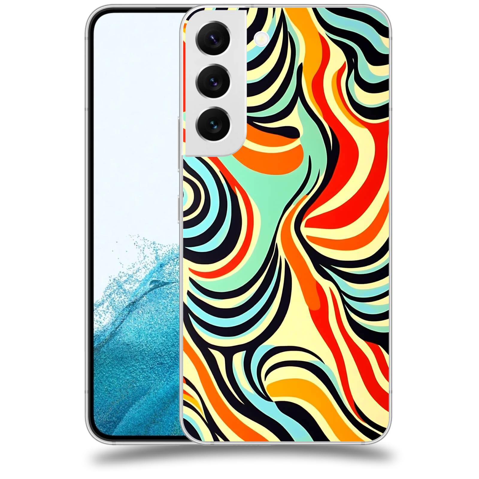 ACOVER Kryt na mobil Samsung Galaxy S22 5G - Dynamické proudy