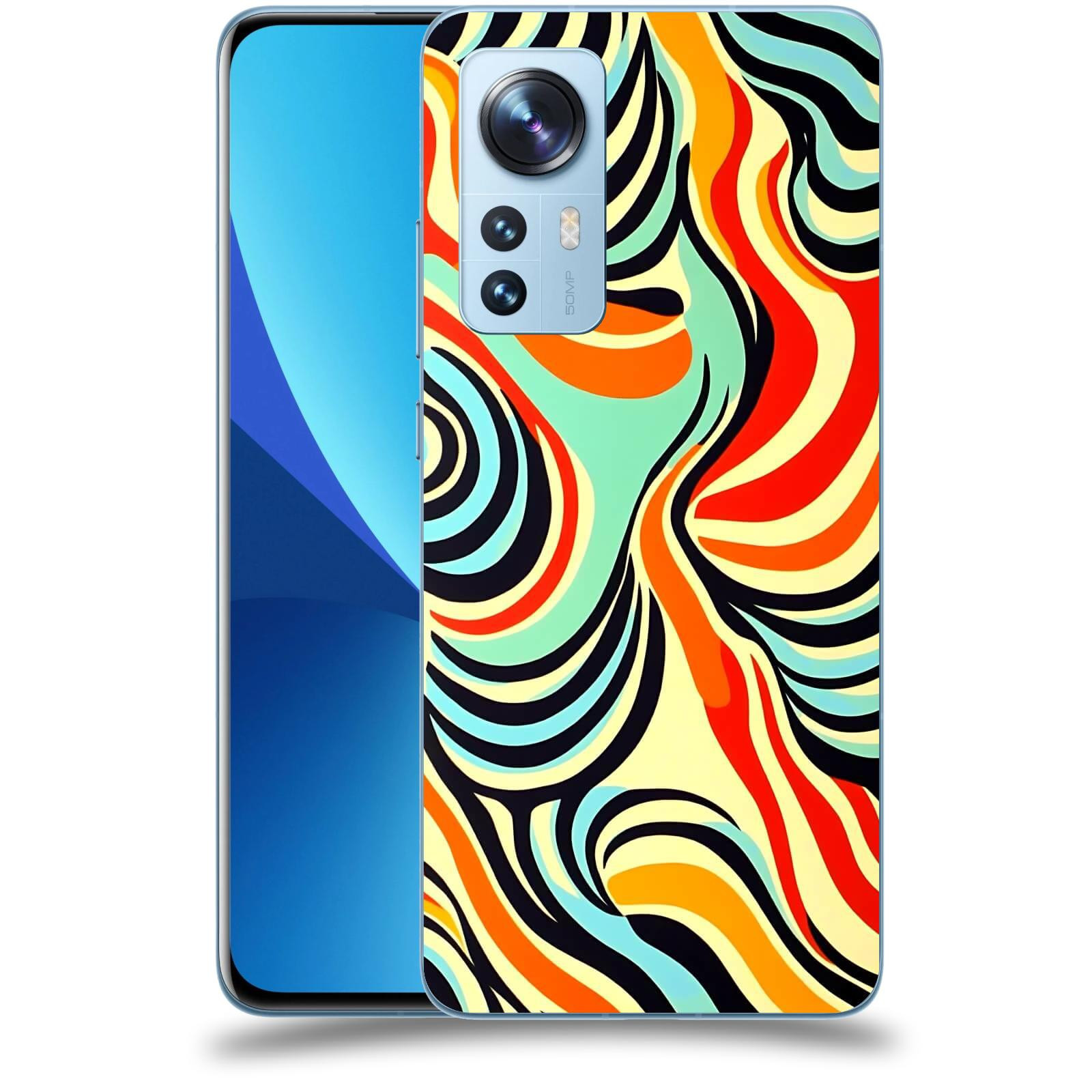 ACOVER Kryt na mobil Xiaomi 12 - Dynamické proudy