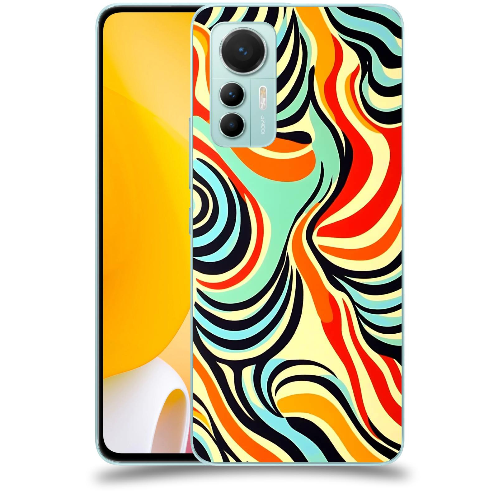 ACOVER Kryt na mobil Xiaomi 12 Lite - Dynamické proudy