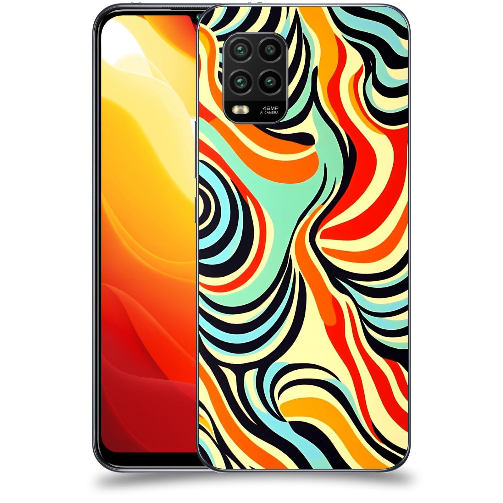 ACOVER Kryt na mobil Xiaomi Mi 10 Lite - Dynamické proudy