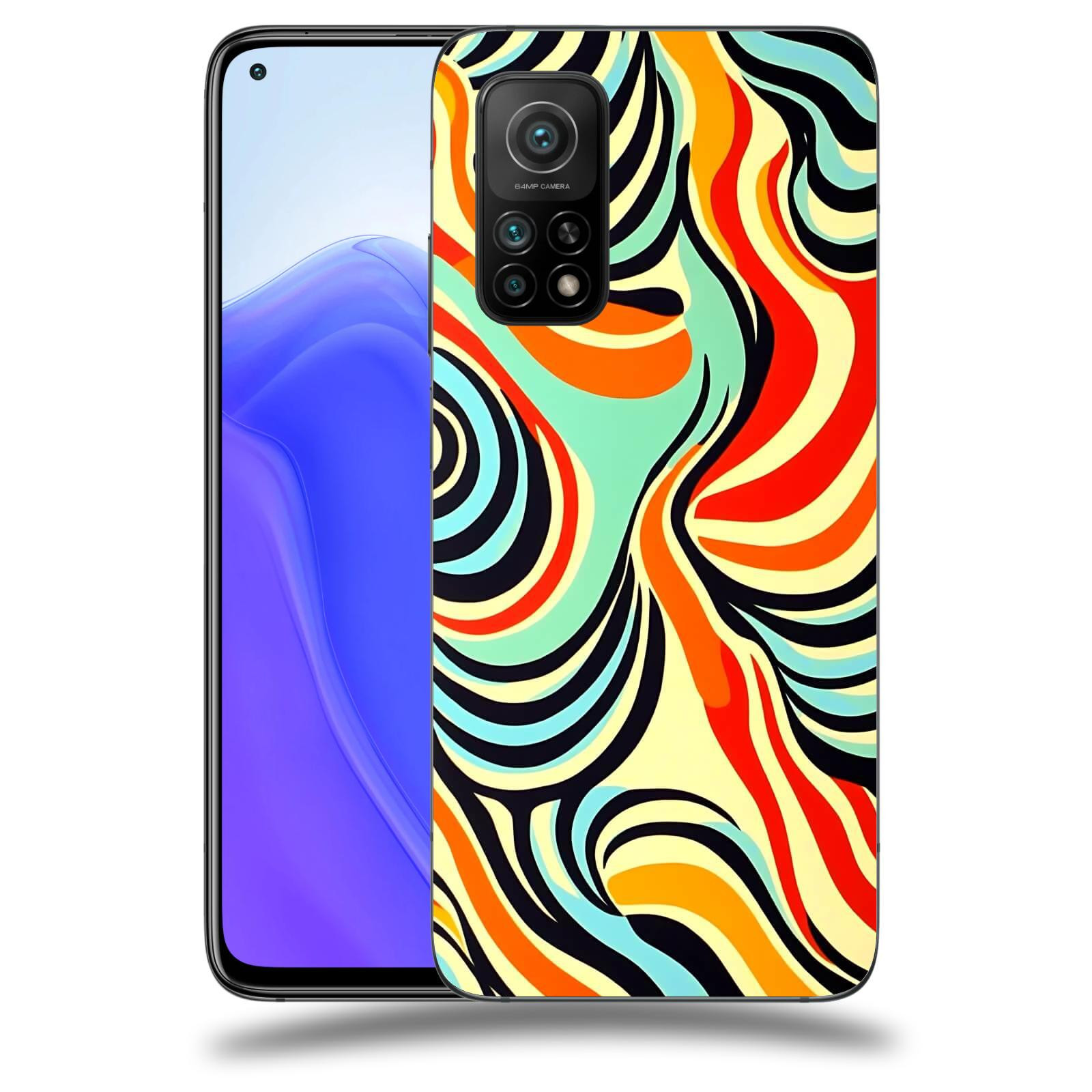 ACOVER Kryt na mobil Xiaomi Mi 10T - Dynamické proudy