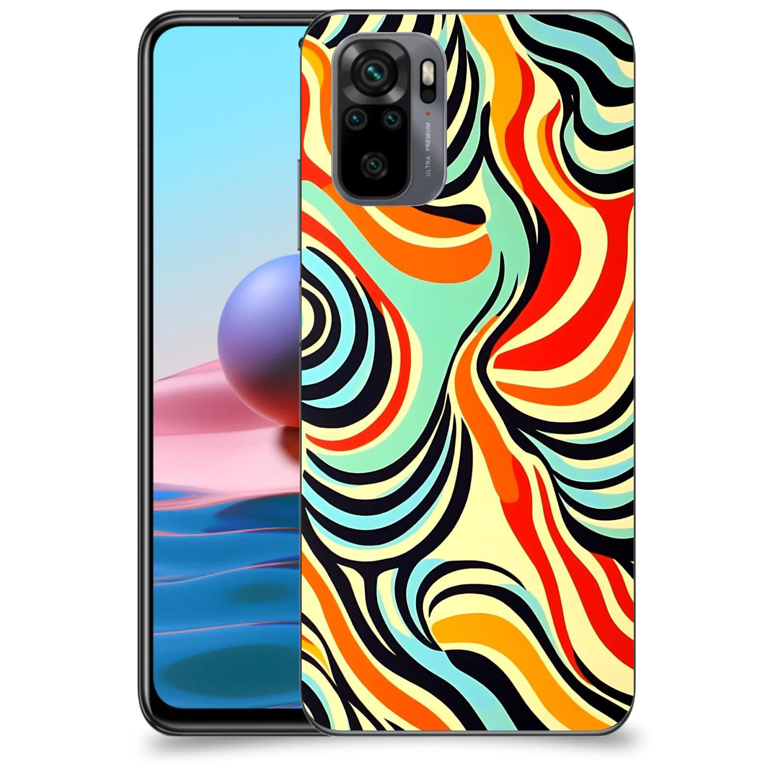 ACOVER Kryt na mobil Xiaomi Redmi Note 10 - Dynamické proudy