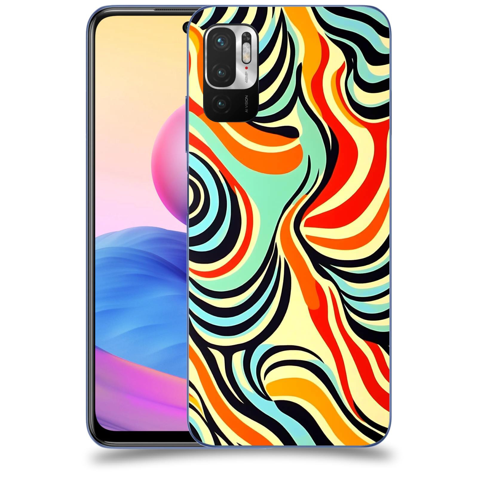 ACOVER Kryt na mobil Xiaomi Redmi Note 10 5G - Dynamické proudy