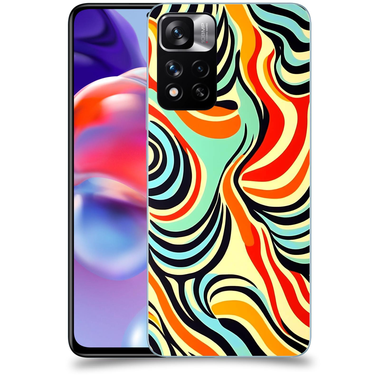 ACOVER Kryt na mobil Xiaomi Redmi Note 11 Pro+ 5G - Dynamické proudy