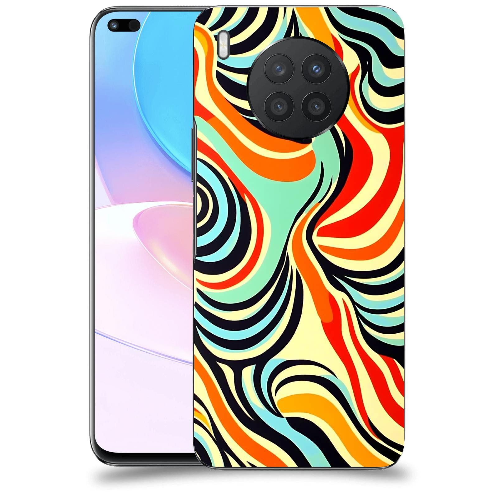 ACOVER Kryt na mobil Honor 50 Lite - Dynamické proudy