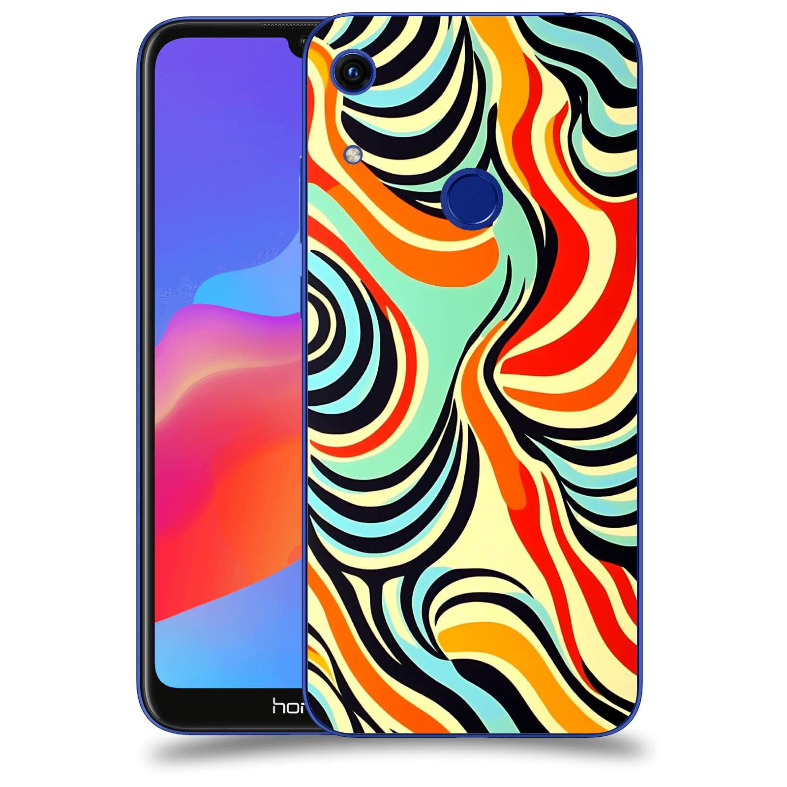 ACOVER Kryt na mobil Honor 8A - Dynamické proudy