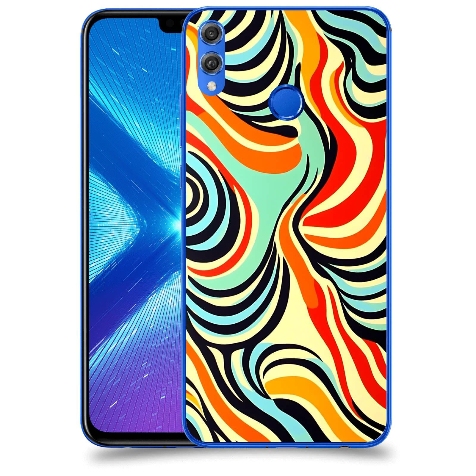 ACOVER Kryt na mobil Honor 8X - Dynamické proudy
