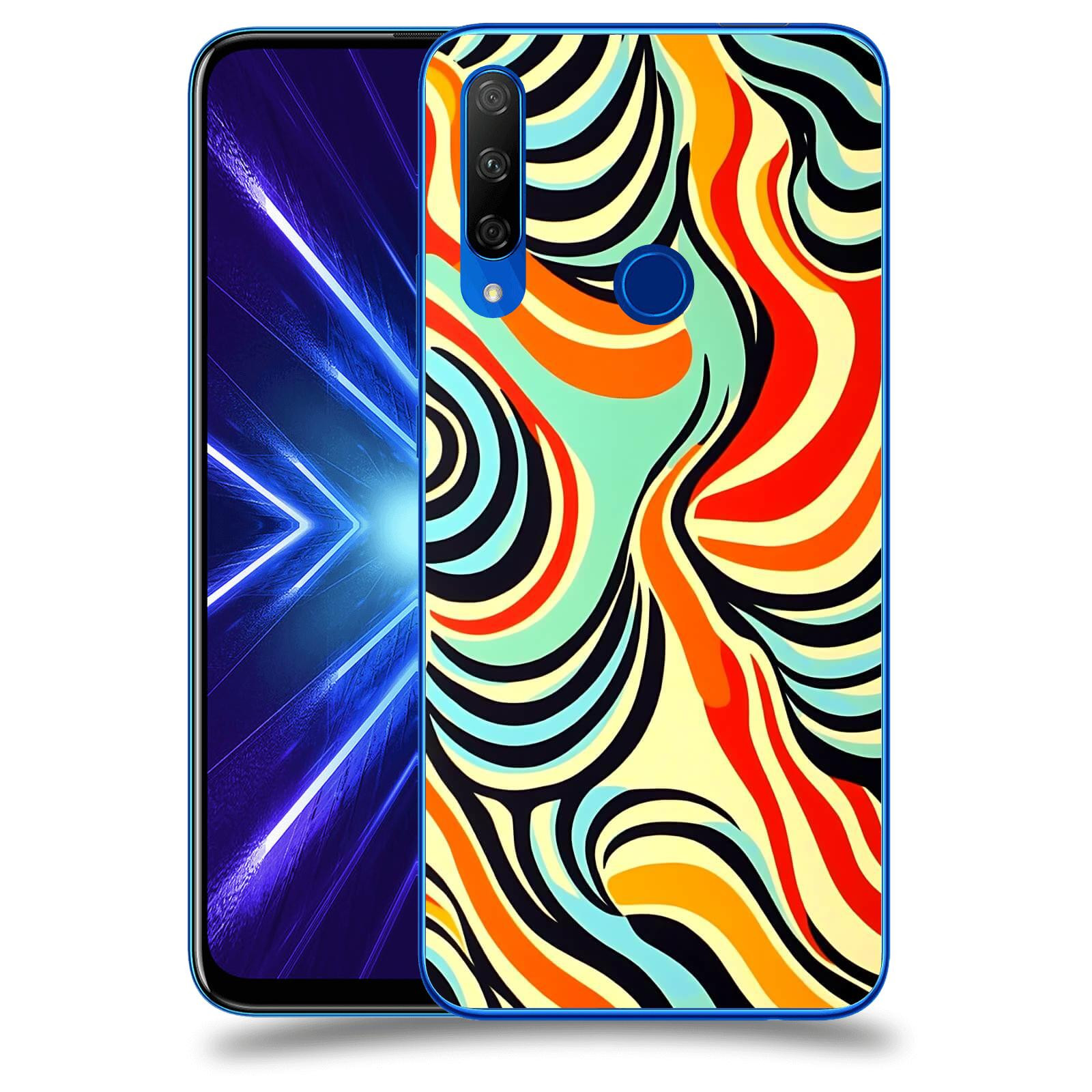 ACOVER Kryt na mobil Honor 9X - Dynamické proudy