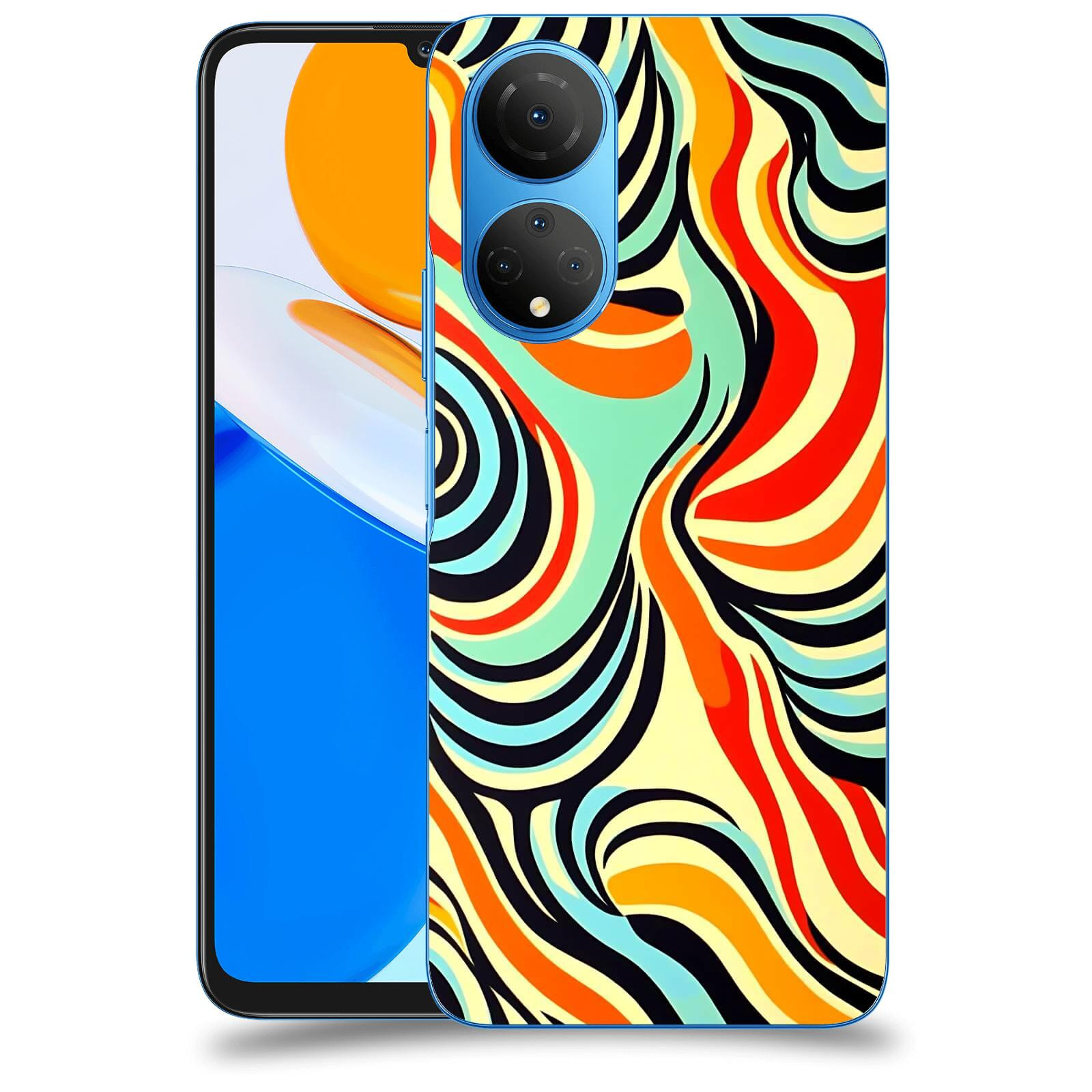 ACOVER Kryt na mobil Honor X7 - Dynamické proudy