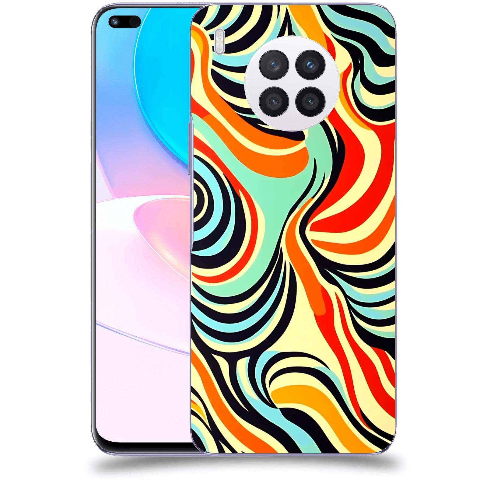 ACOVER Kryt na mobil Huawei Nova 8i - Dynamické proudy