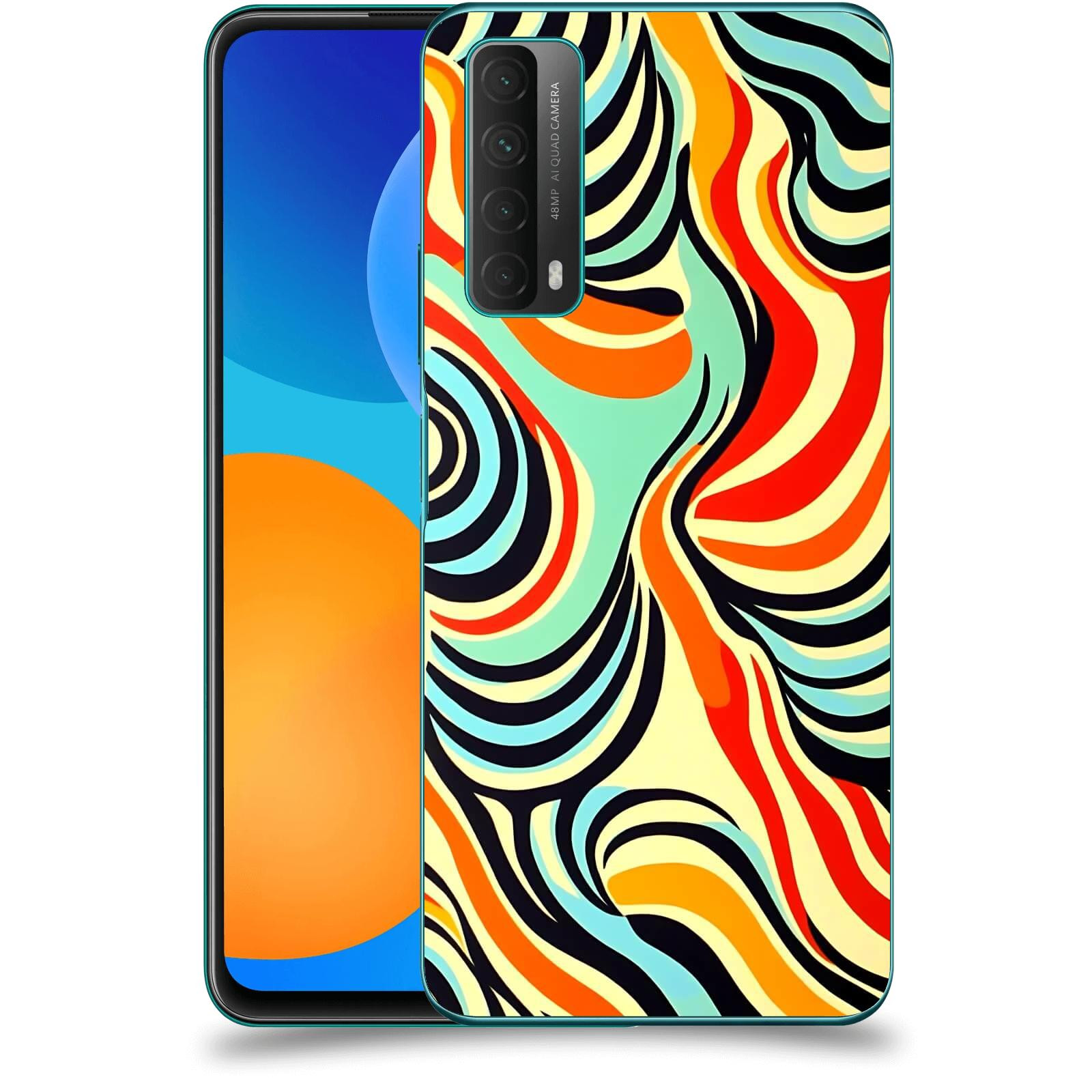 ACOVER Kryt na mobil Huawei P Smart 2021 - Dynamické proudy