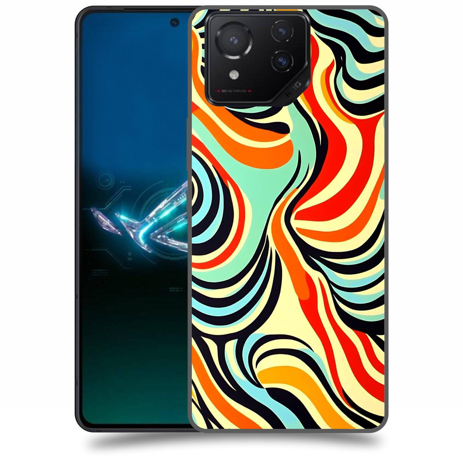 ACOVER Kryt na mobil Asus ROG Phone 8 - Dynamické proudy