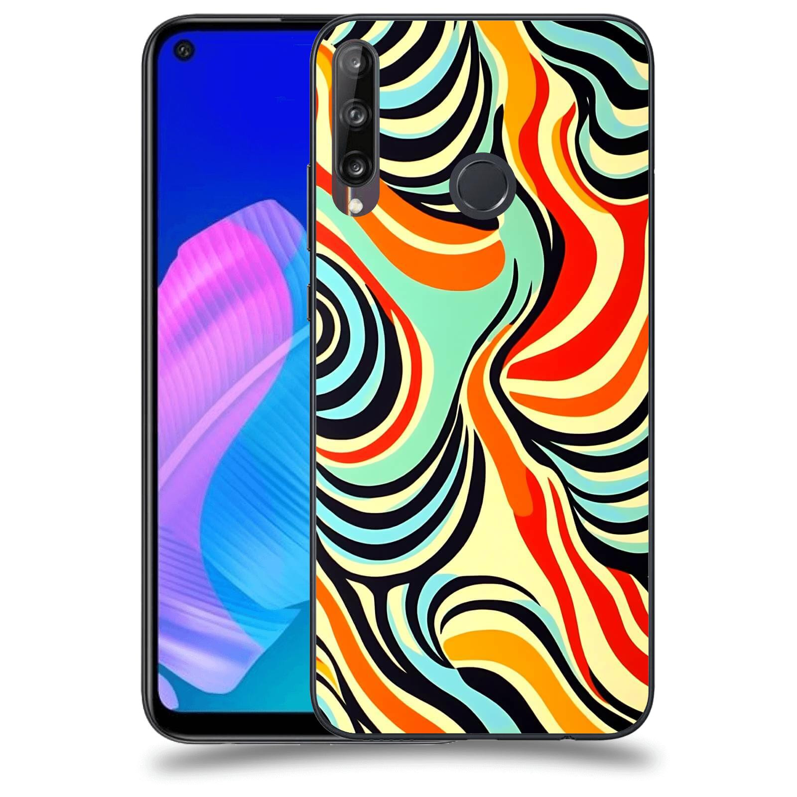 ACOVER Kryt na mobil Huawei P40 Lite E - Dynamické proudy