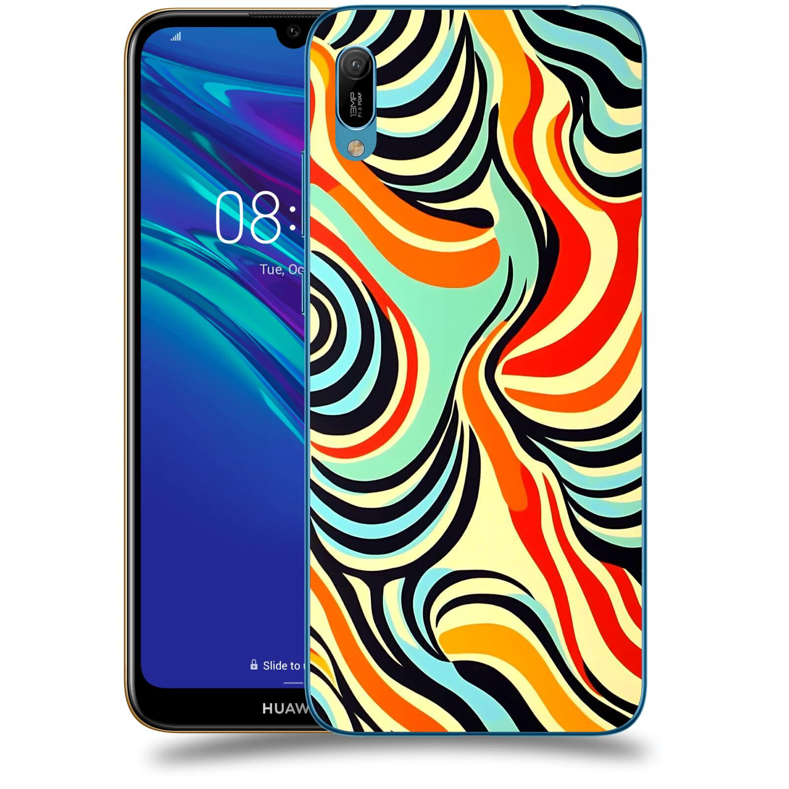 ACOVER Kryt na mobil Huawei Y6 2019 - Dynamické proudy