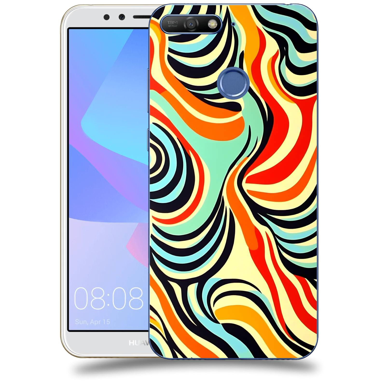 ACOVER Kryt na mobil Huawei Y6 Prime 2018 - Dynamické proudy