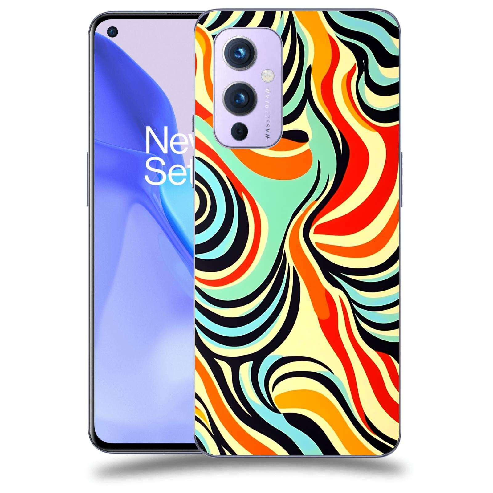 ACOVER Kryt na mobil OnePlus 9 - Dynamické proudy