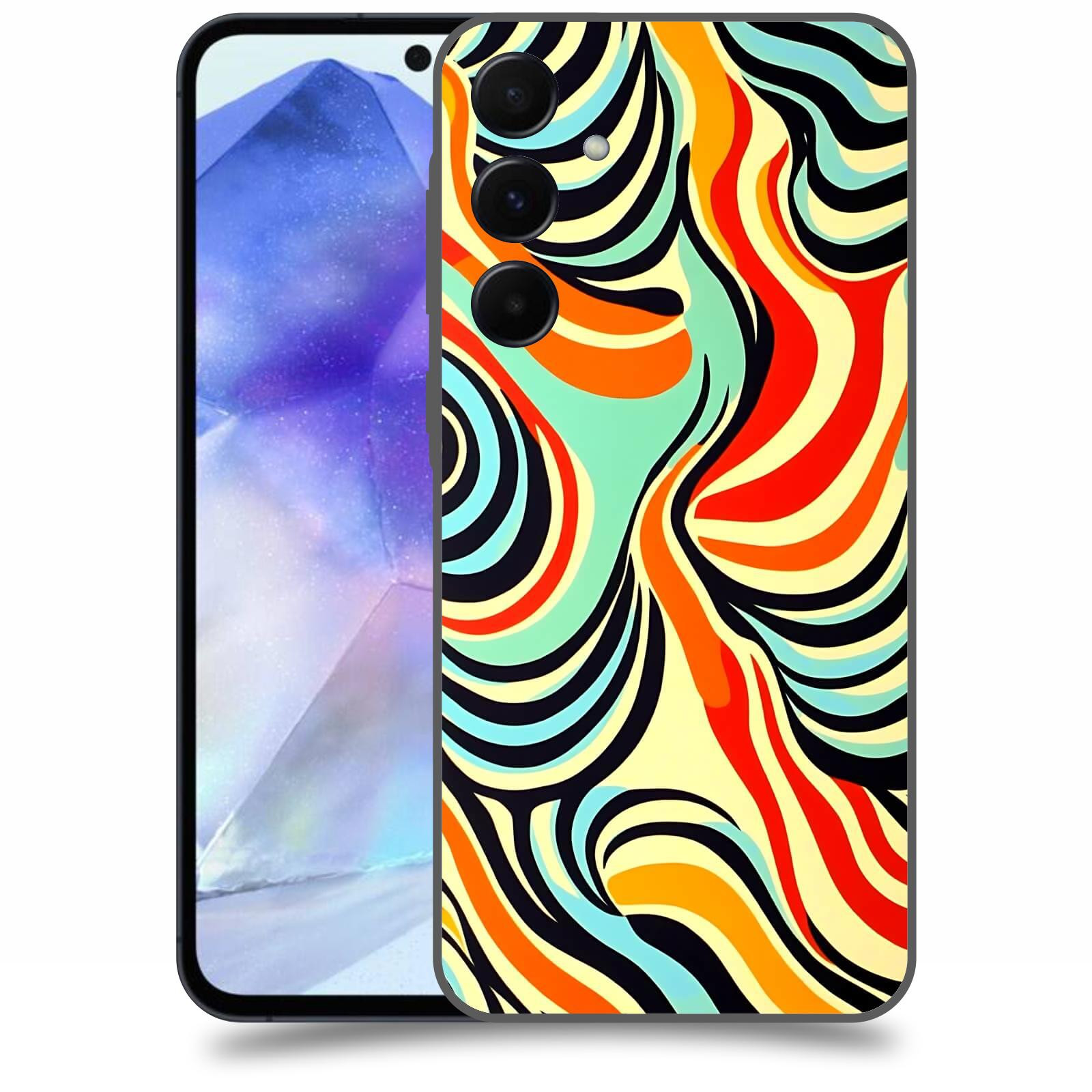 ACOVER Kryt na mobil Samsung Galaxy A55 5G - Dynamické proudy