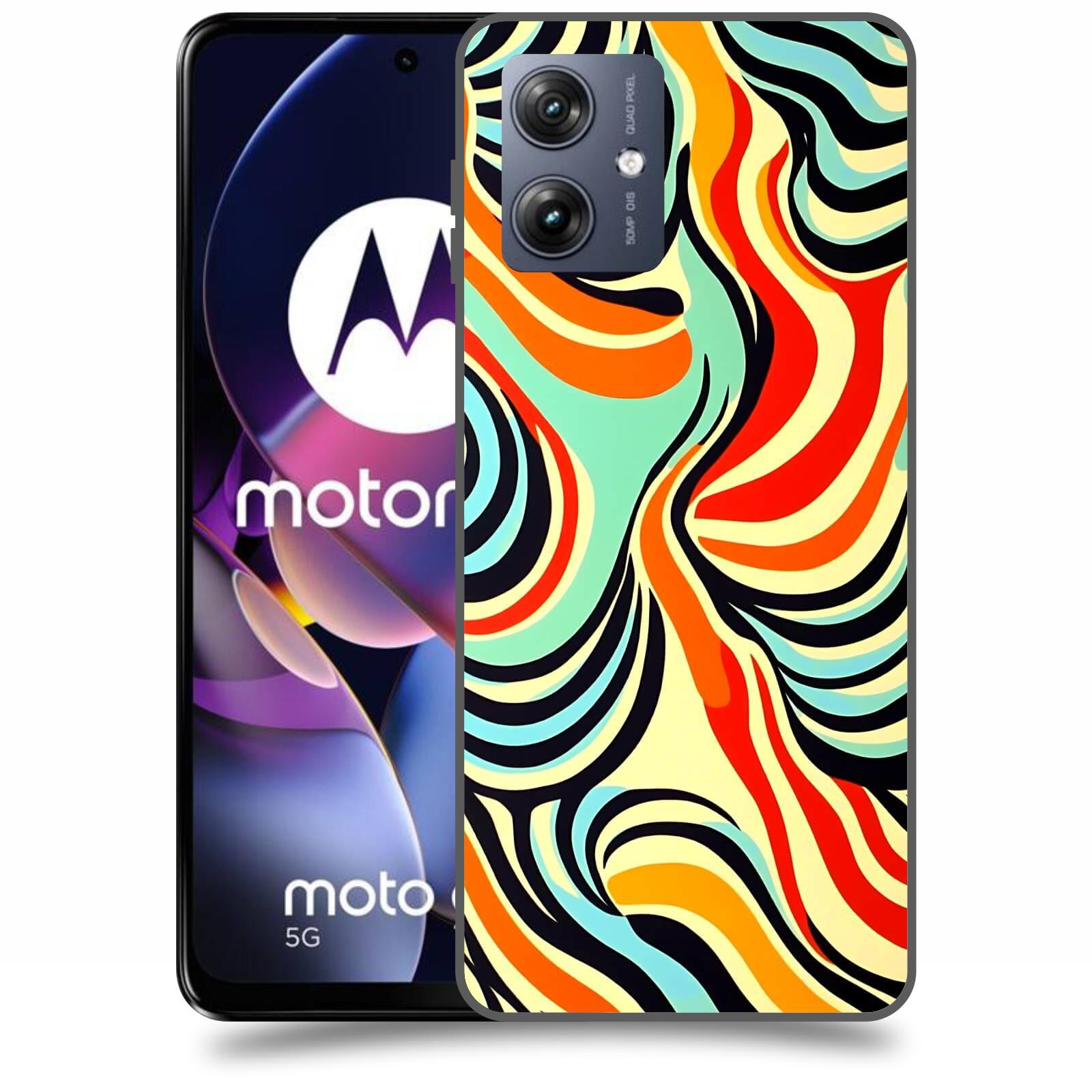 ACOVER Kryt na mobil Motorola Moto G54 5G - Dynamické proudy