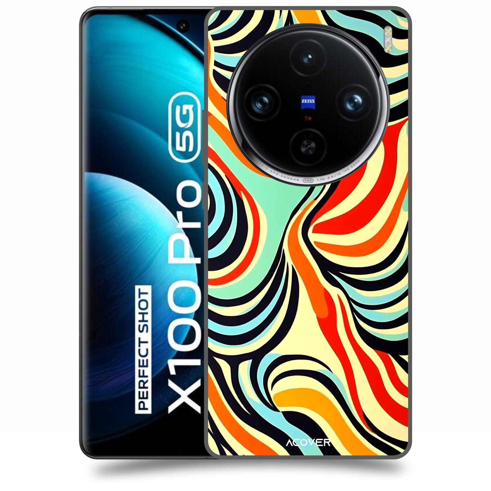 ACOVER Kryt na mobil Vivo X100 Pro - Dynamické proudy