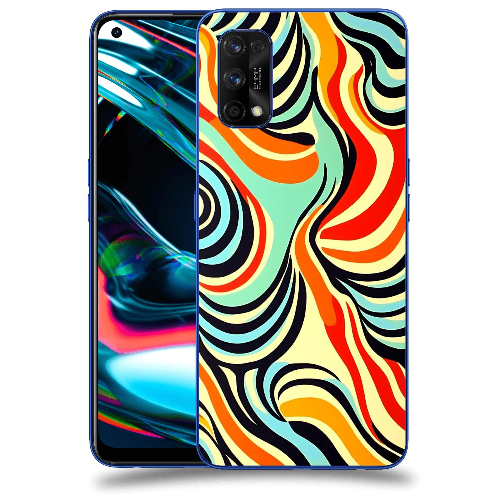 ACOVER Kryt na mobil Realme 7 Pro - Dynamické proudy