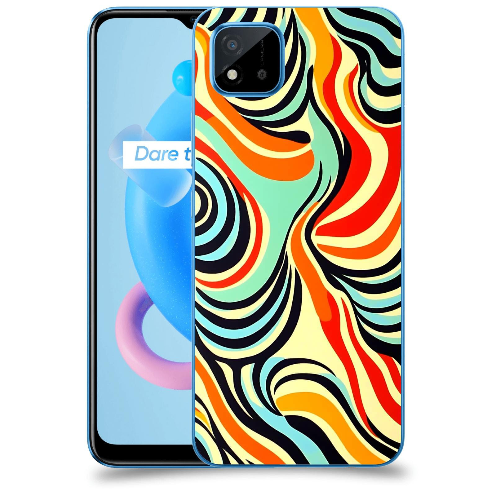 ACOVER Kryt na mobil Realme C11 (2021) - Dynamické proudy