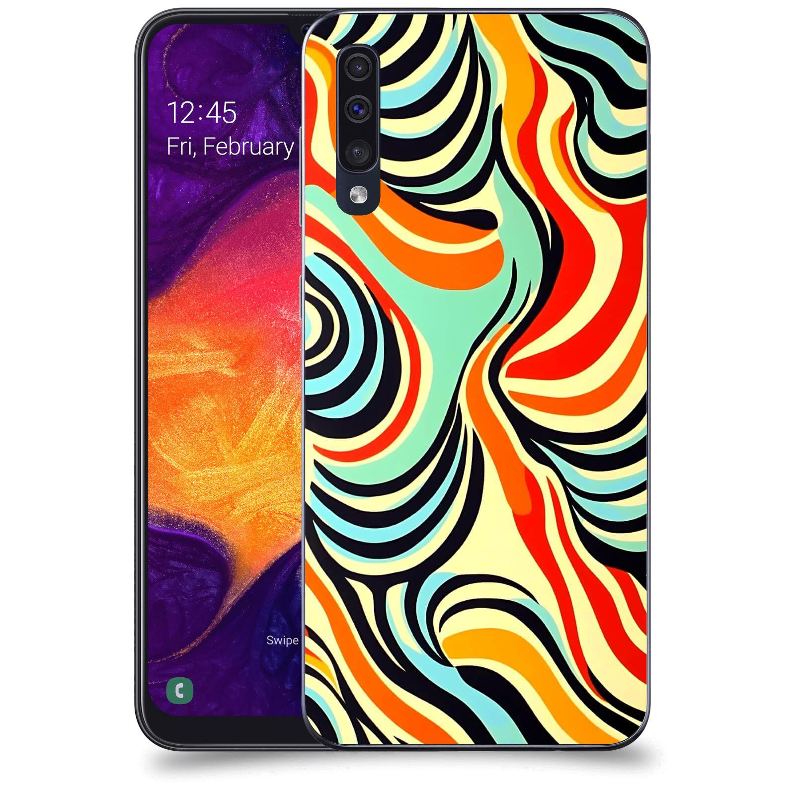 ACOVER Kryt na mobil Samsung Galaxy A50 A505F - Dynamické proudy
