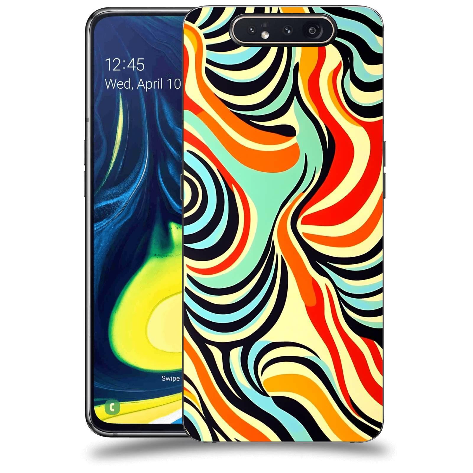 ACOVER Kryt na mobil Samsung Galaxy A80 A805F - Dynamické proudy