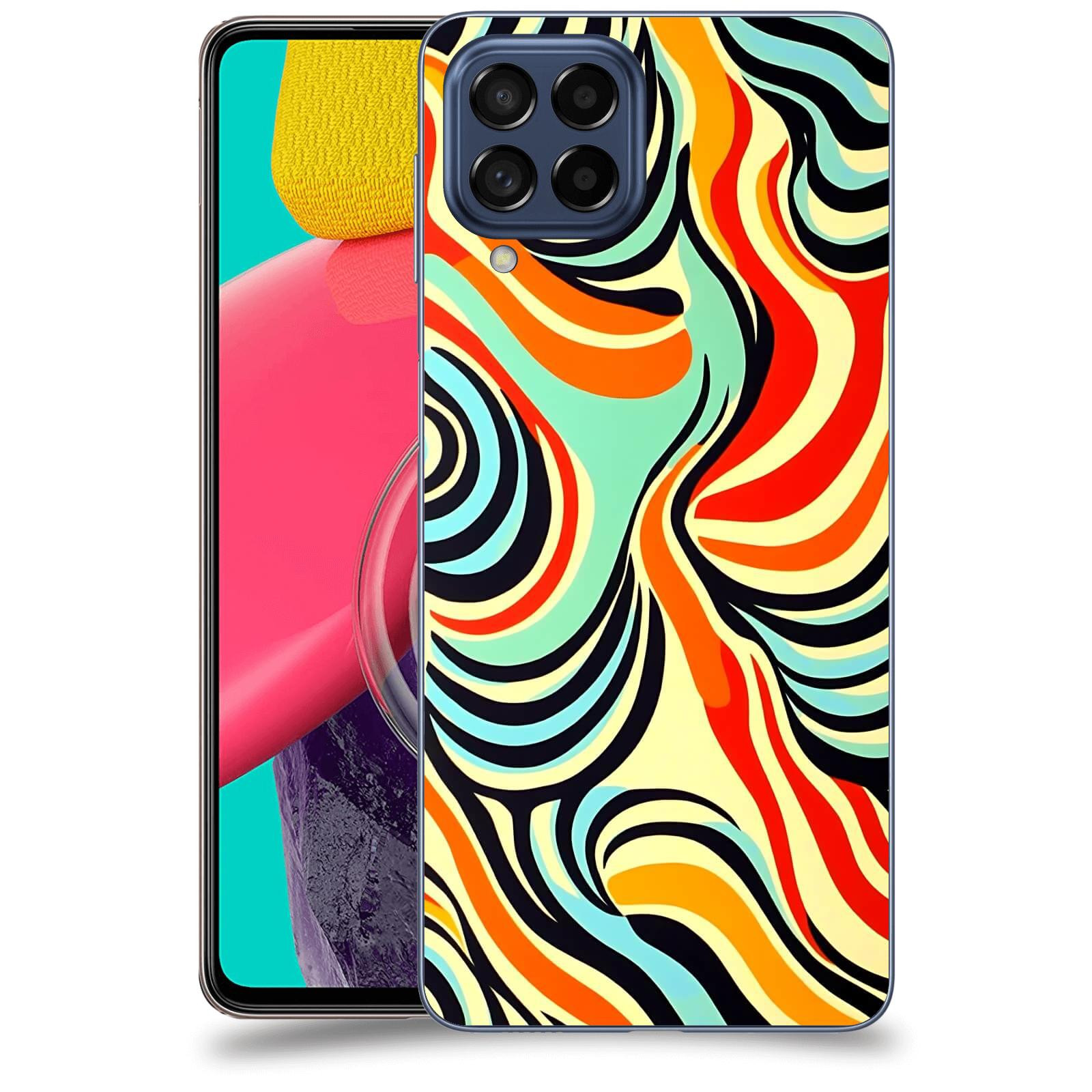 ACOVER Kryt na mobil Samsung Galaxy M53 5G - Dynamické proudy