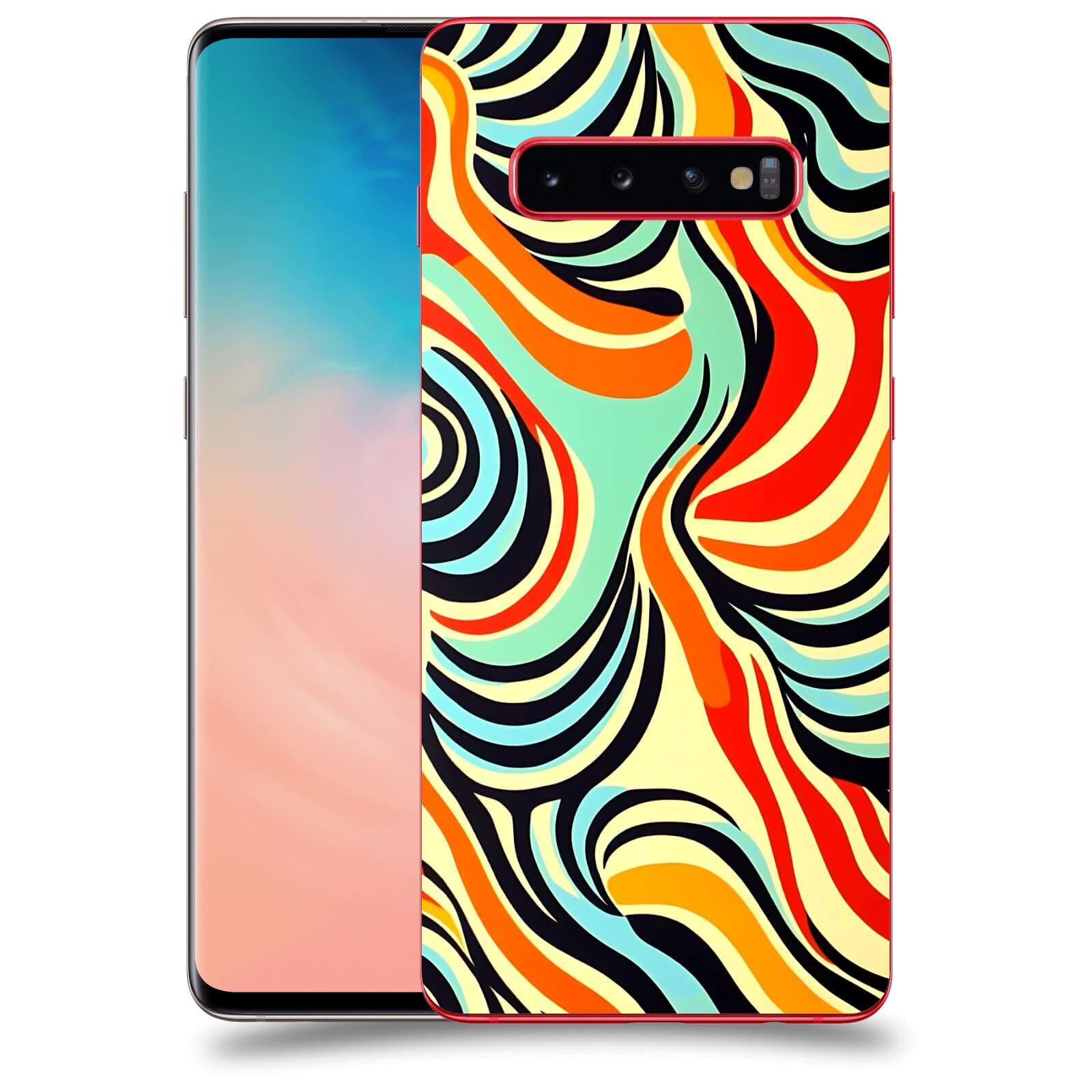 ACOVER Kryt na mobil Samsung Galaxy S10 Plus G975 - Dynamické proudy