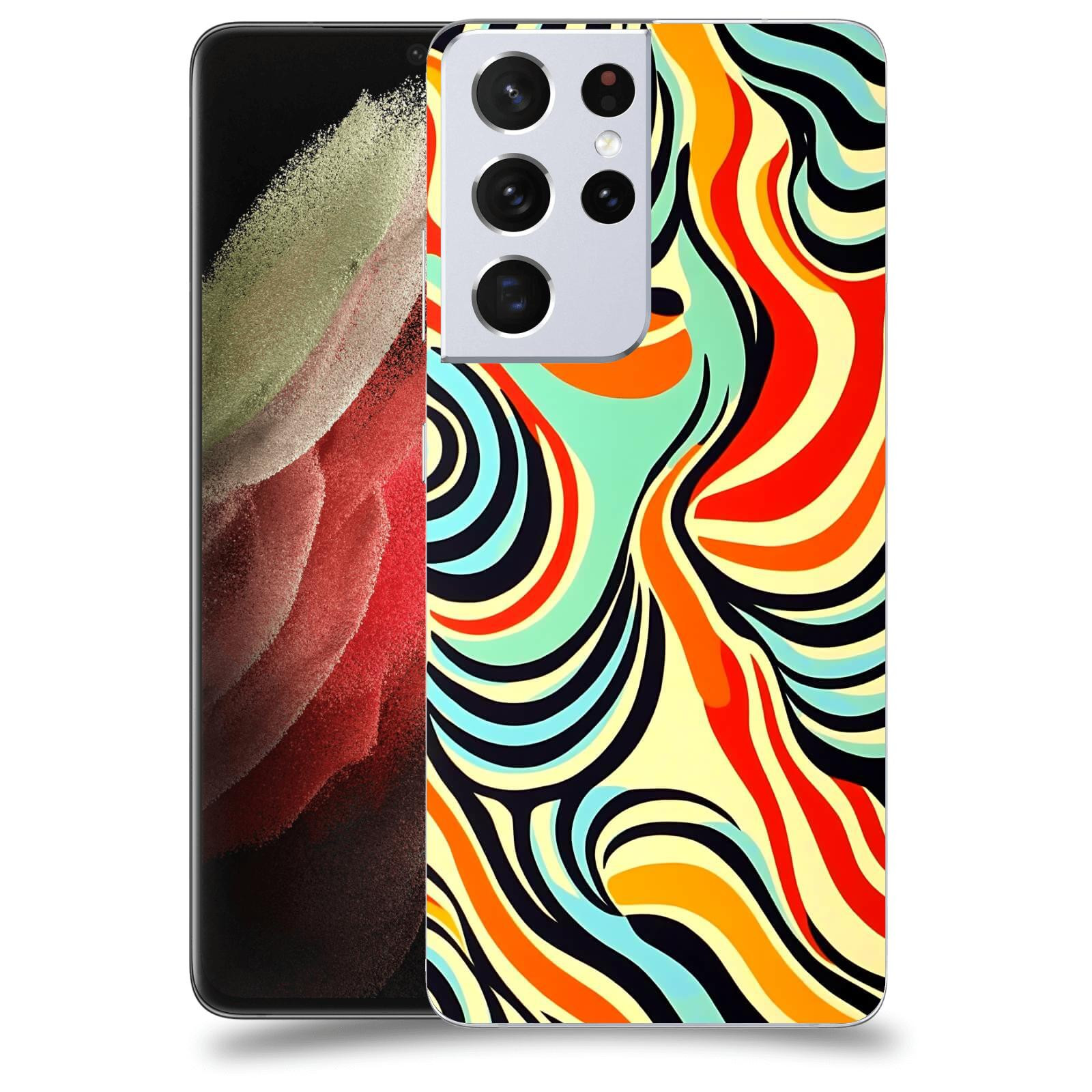 ACOVER Kryt na mobil Samsung Galaxy S21 Ultra 5G G998B - Dynamické proudy
