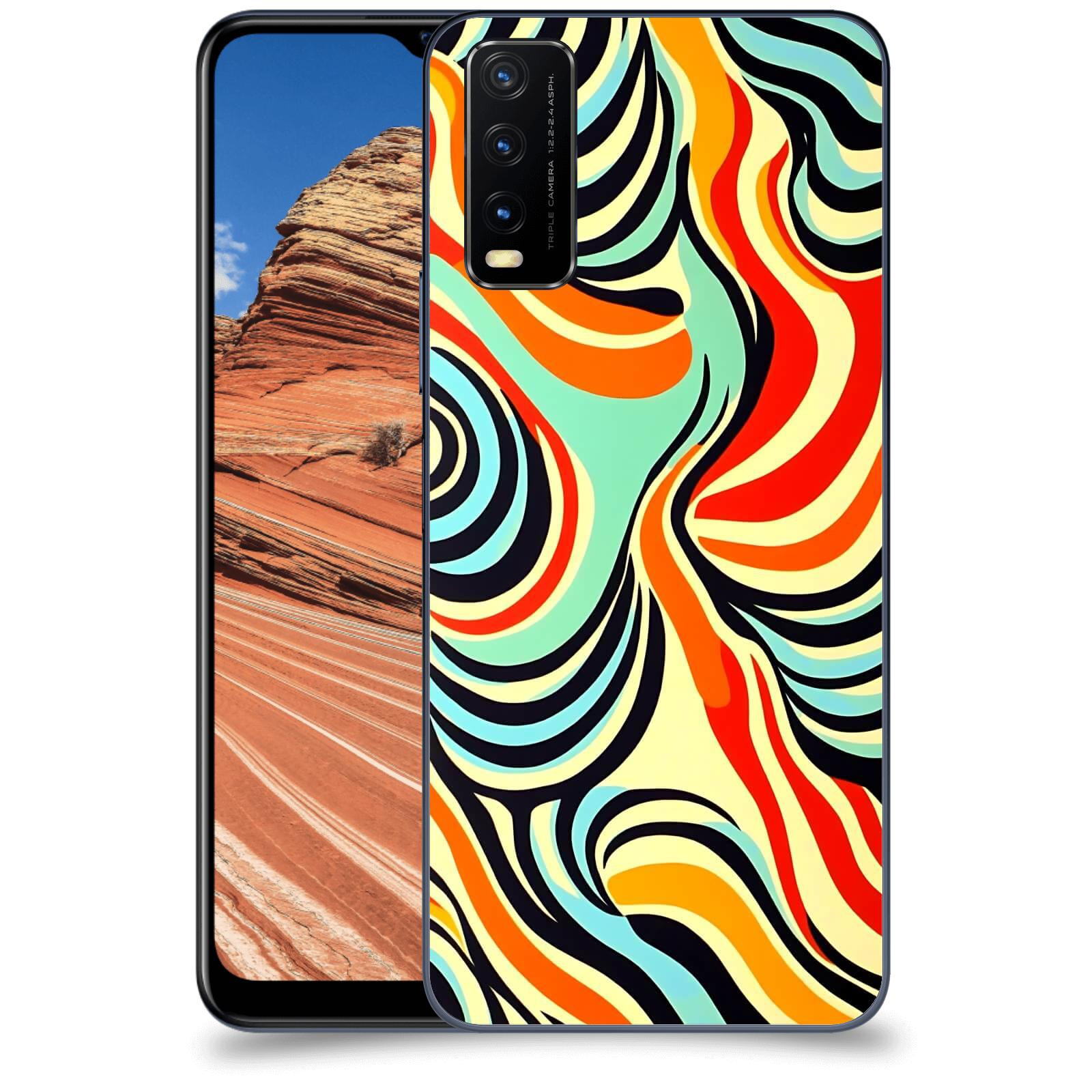 ACOVER Kryt na mobil Vivo Y20s - Dynamické proudy