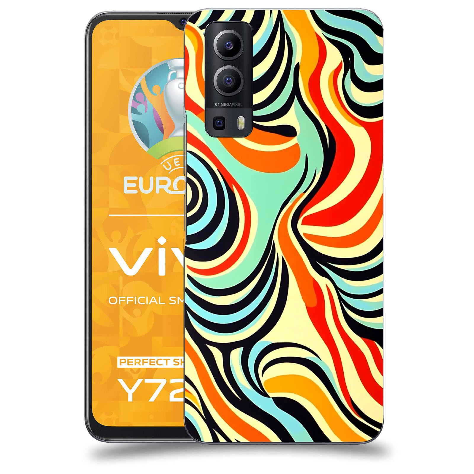 ACOVER Kryt na mobil Vivo Y72 5G - Dynamické proudy
