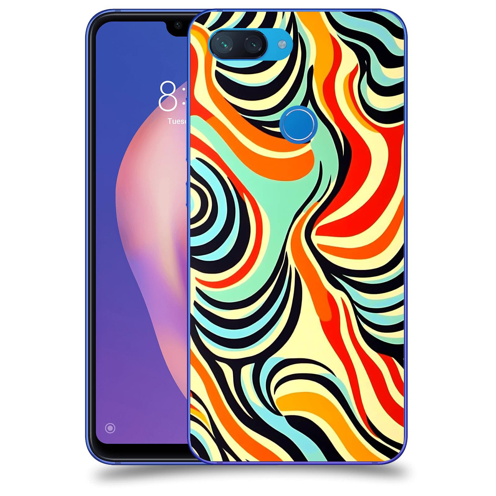 ACOVER Kryt na mobil Xiaomi Mi 8 Lite - Dynamické proudy