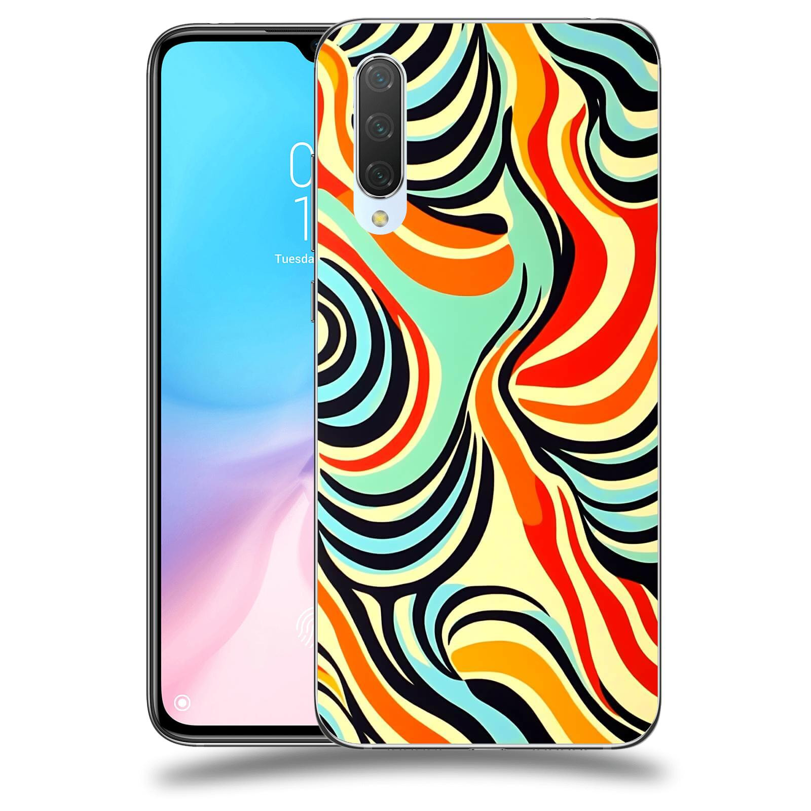 ACOVER Kryt na mobil Xiaomi Mi 9 Lite - Dynamické proudy