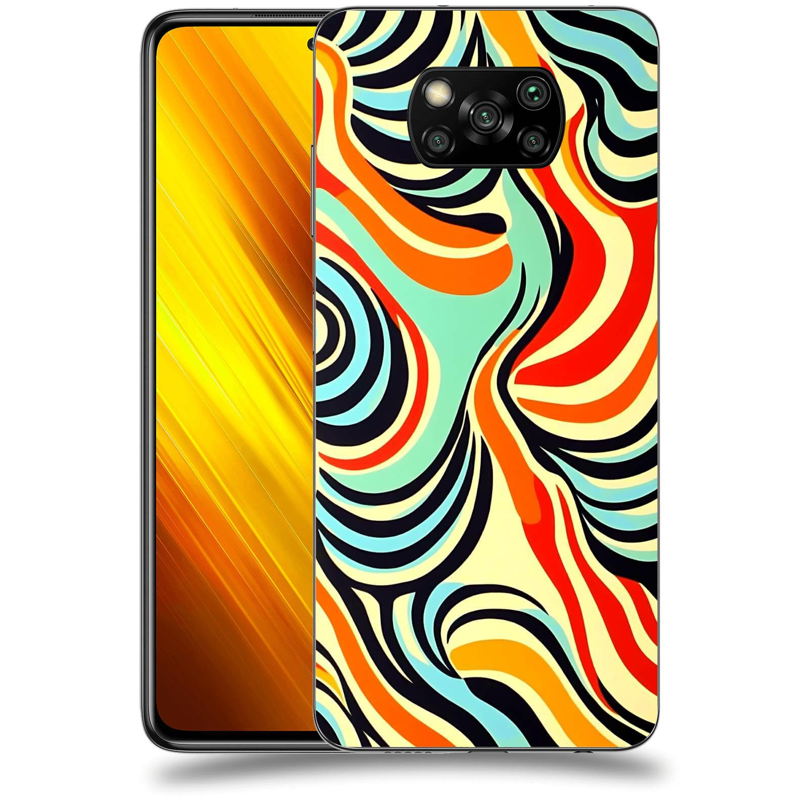 ACOVER Kryt na mobil Xiaomi Poco X3 - Dynamické proudy