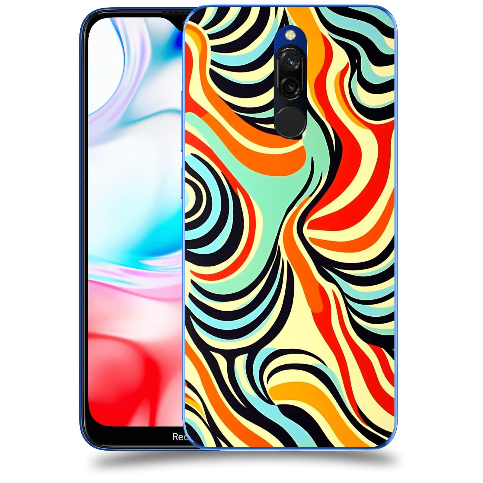 ACOVER Kryt na mobil Xiaomi Redmi 8 - Dynamické proudy