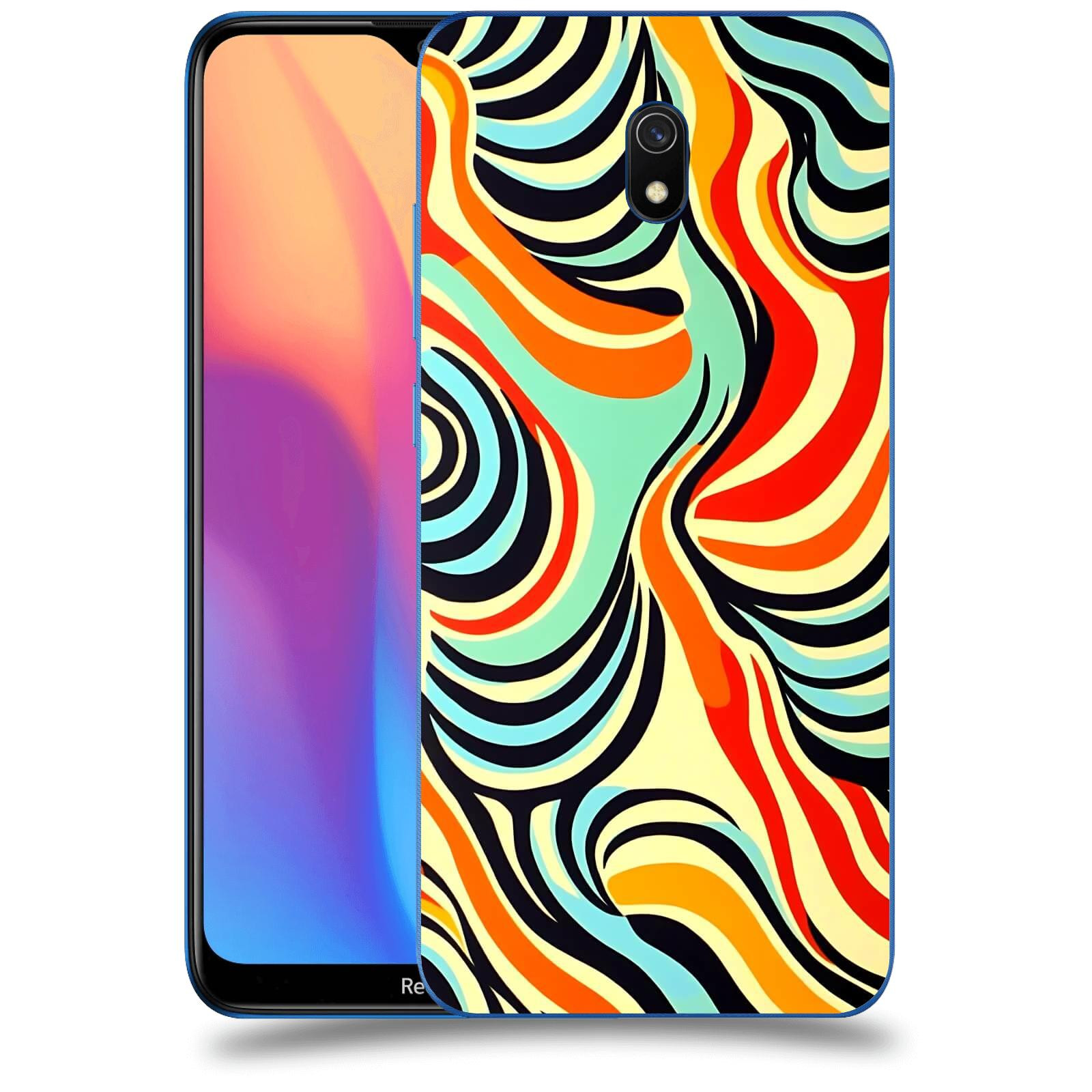 ACOVER Kryt na mobil Xiaomi Redmi 8A - Dynamické proudy